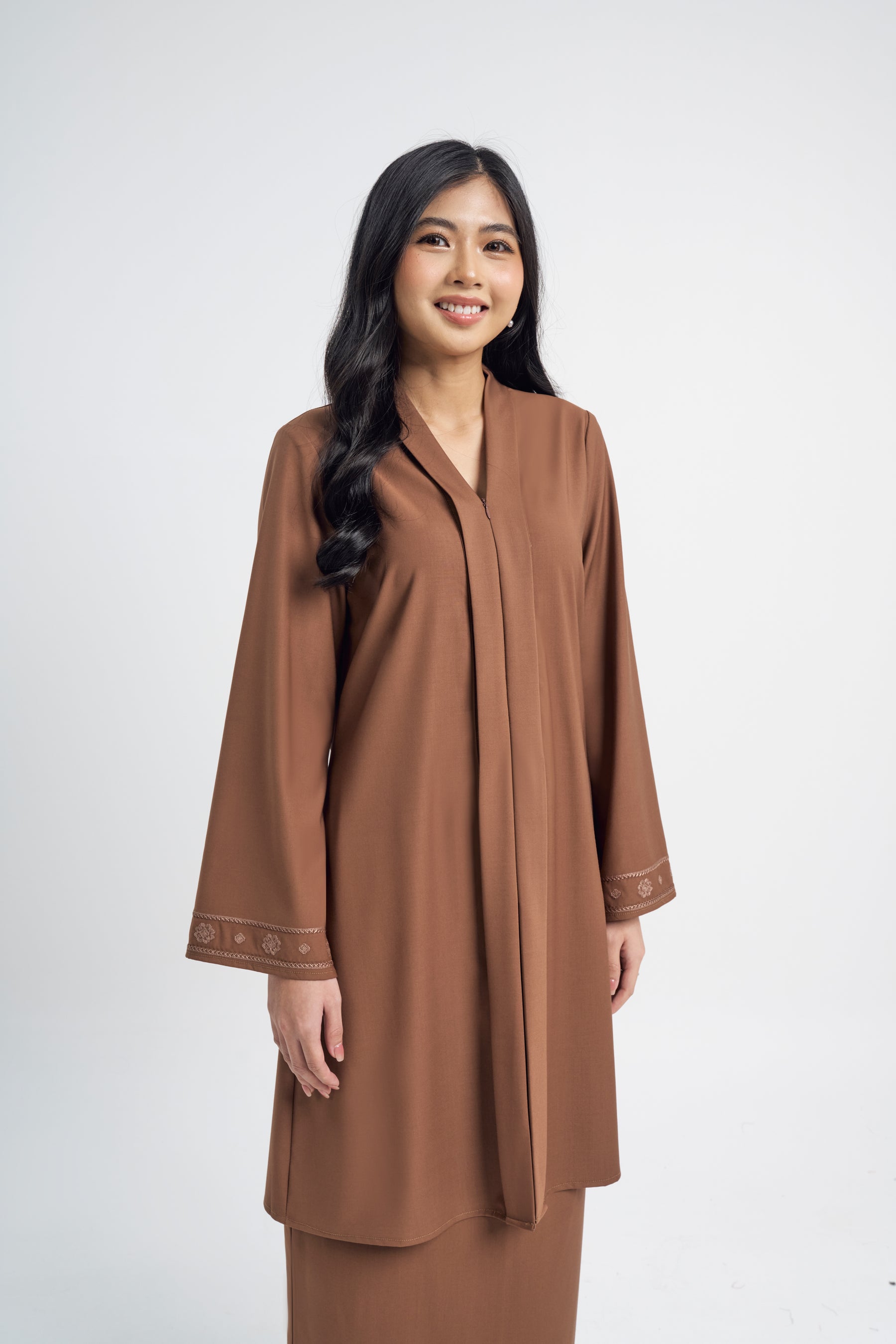 Patawali Baju Kebaya - Coffee Brown