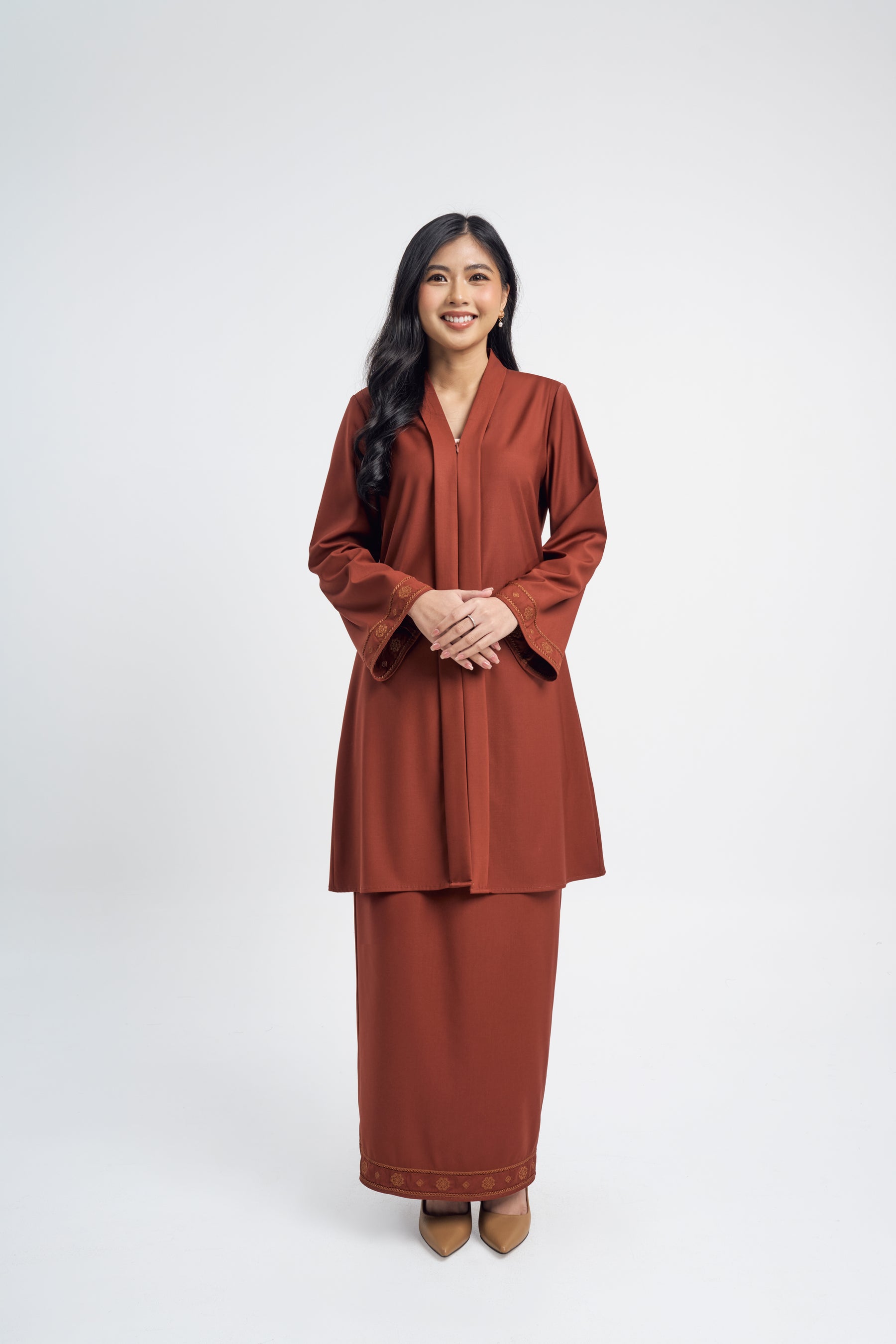 Patawali Baju Kebaya - Bean Brown