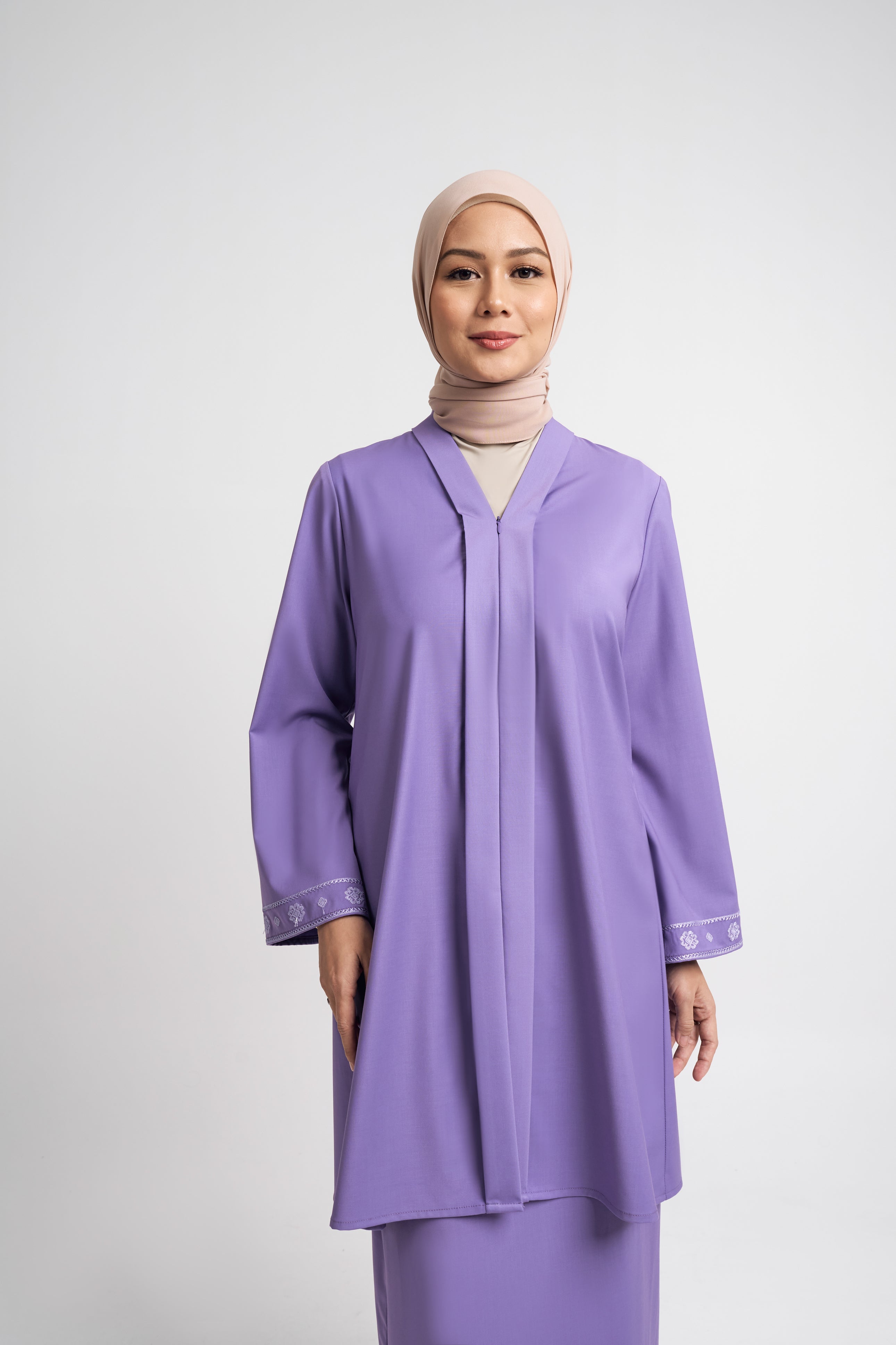 Patawali Baju Kebaya - Purple Yam