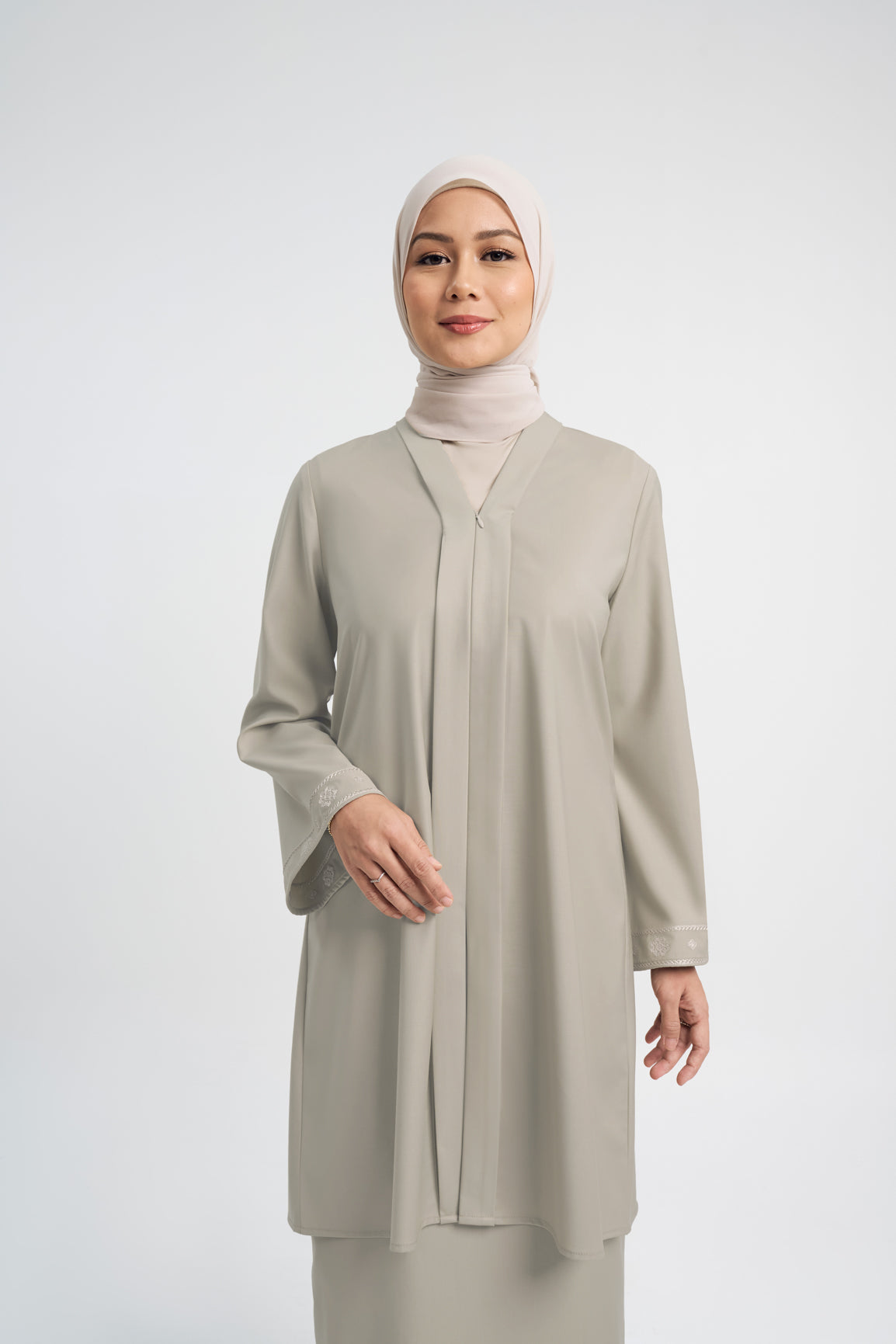 Patawali Baju Kebaya - Light Khaki