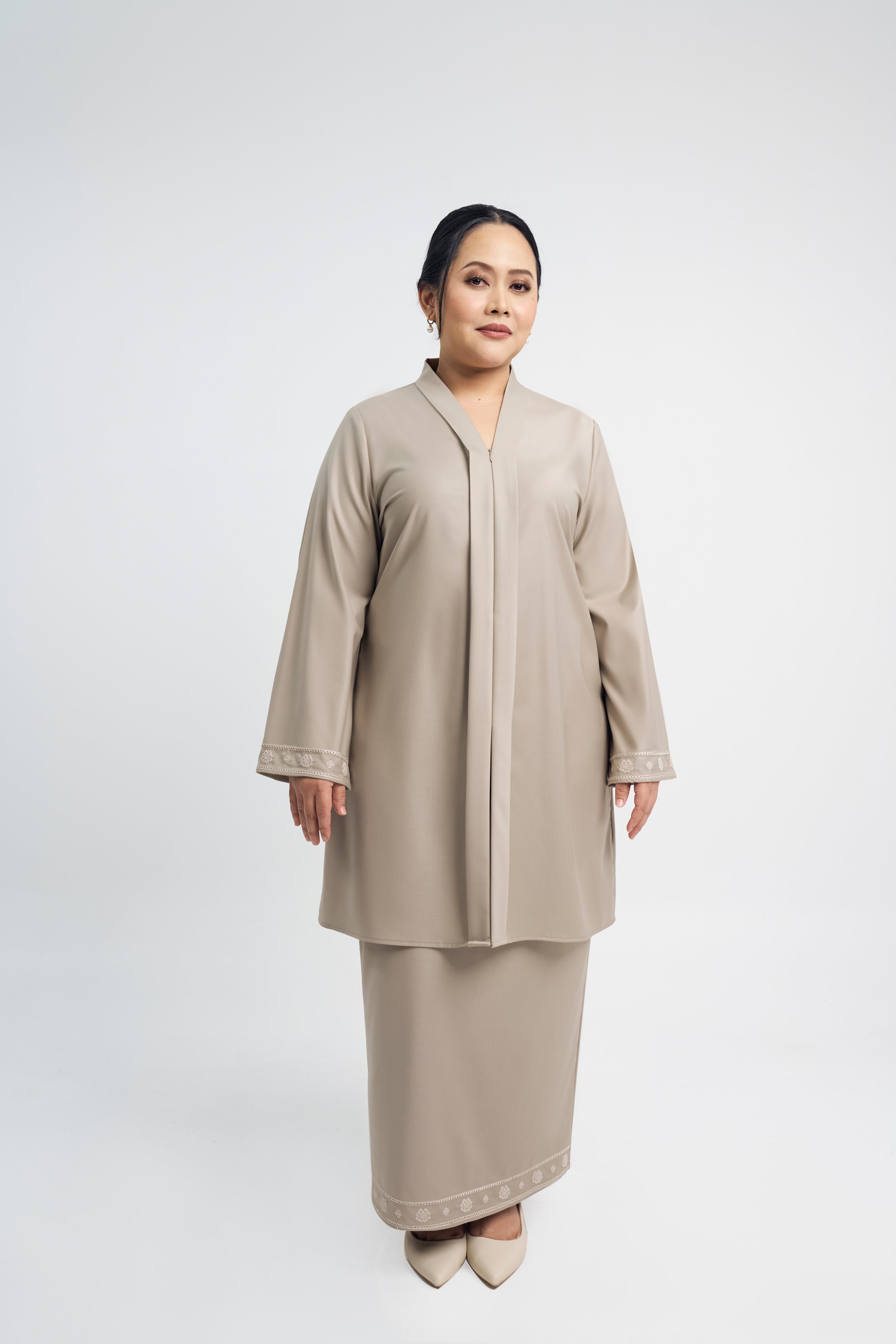 Patawali Baju Kebaya - Light Olive