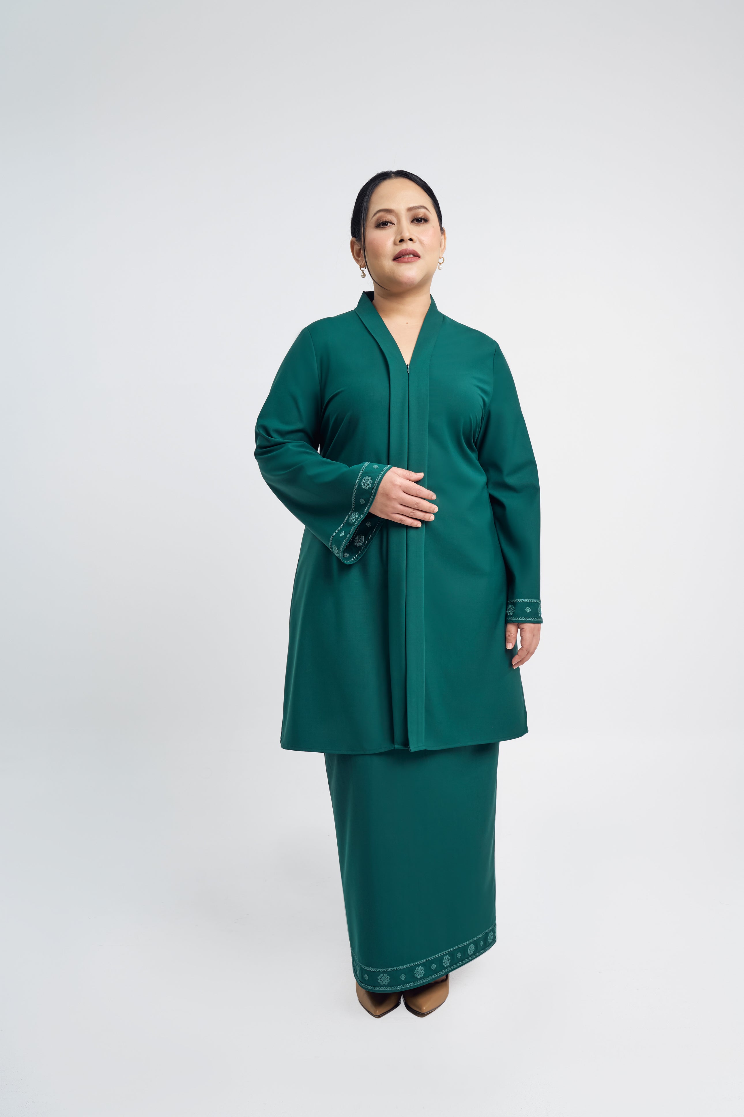 Patawali Baju Kebaya - Emerald Green