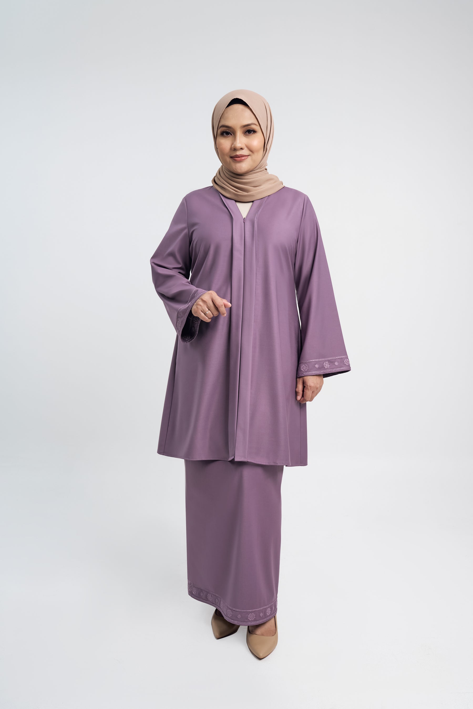 Patawali Baju Kebaya - Dusty Lilac