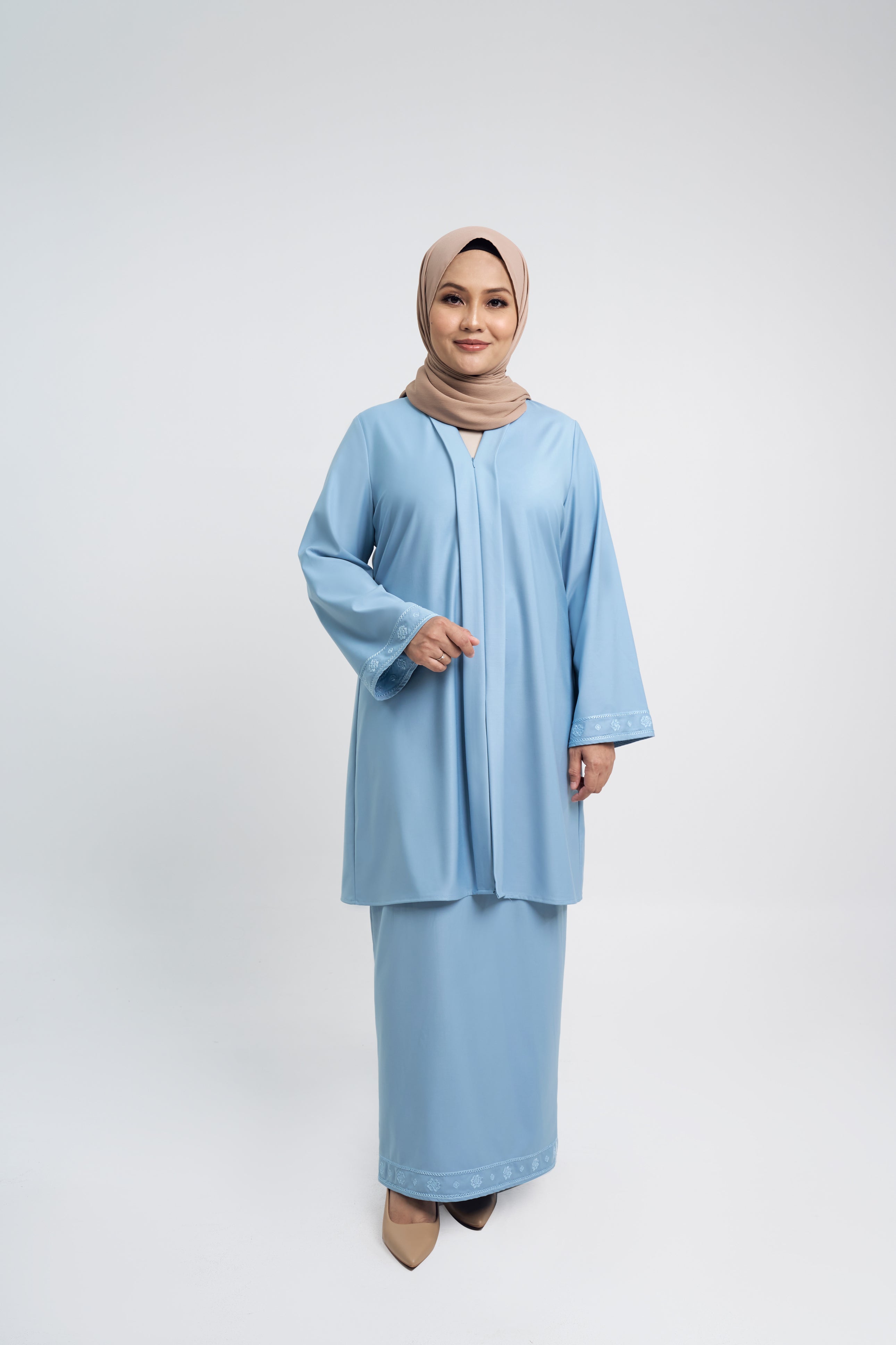 Patawali Baju Kebaya - Light Blue