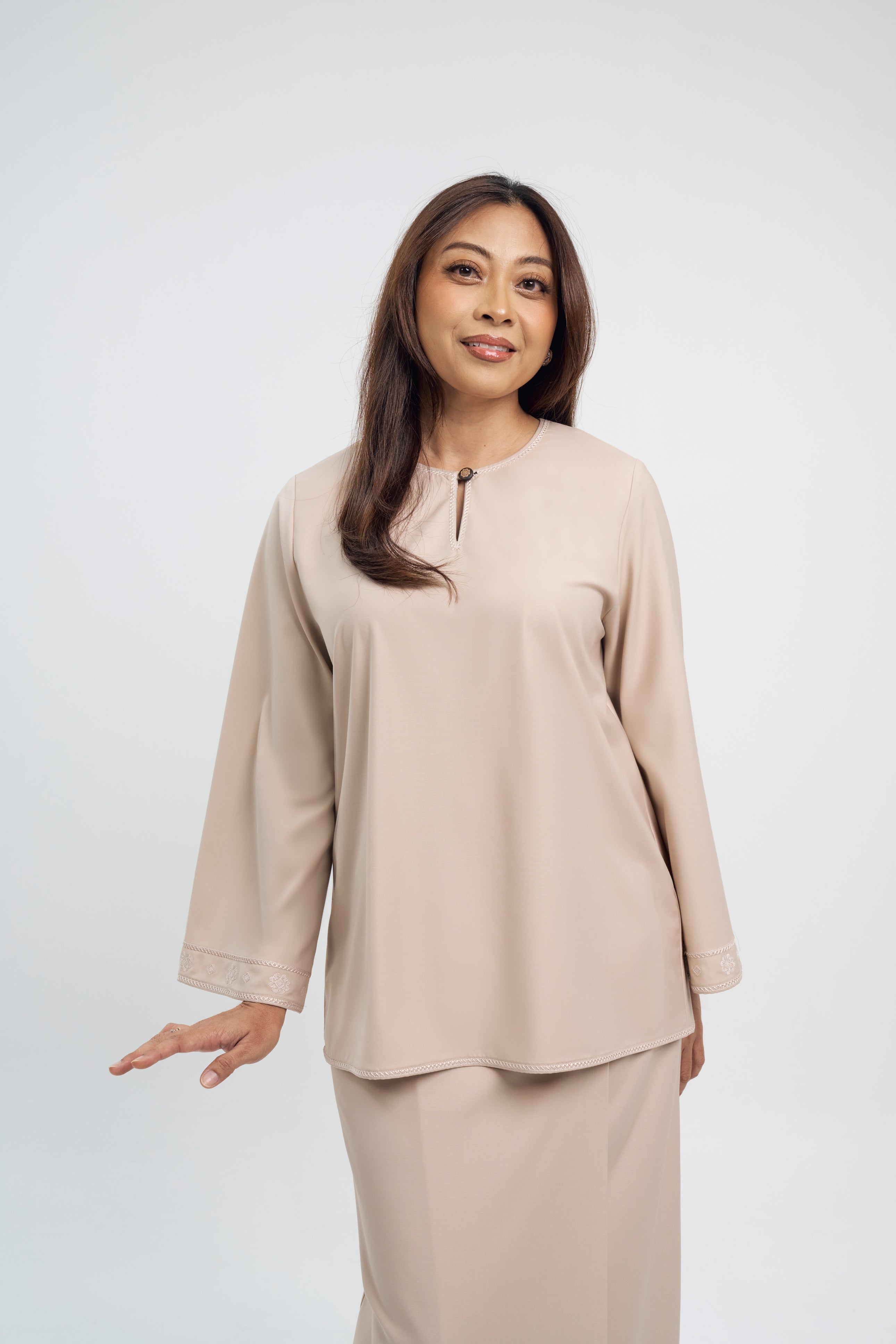 Patawali Baju Kurung - Beige