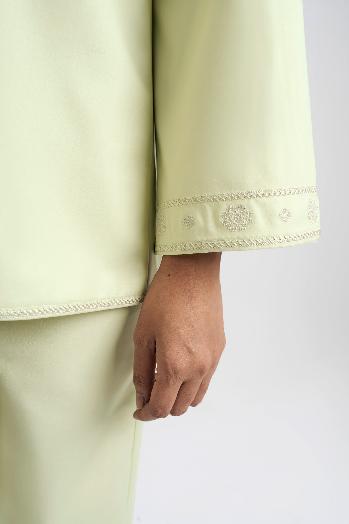 Patawali Baju Kurung - Honeydew