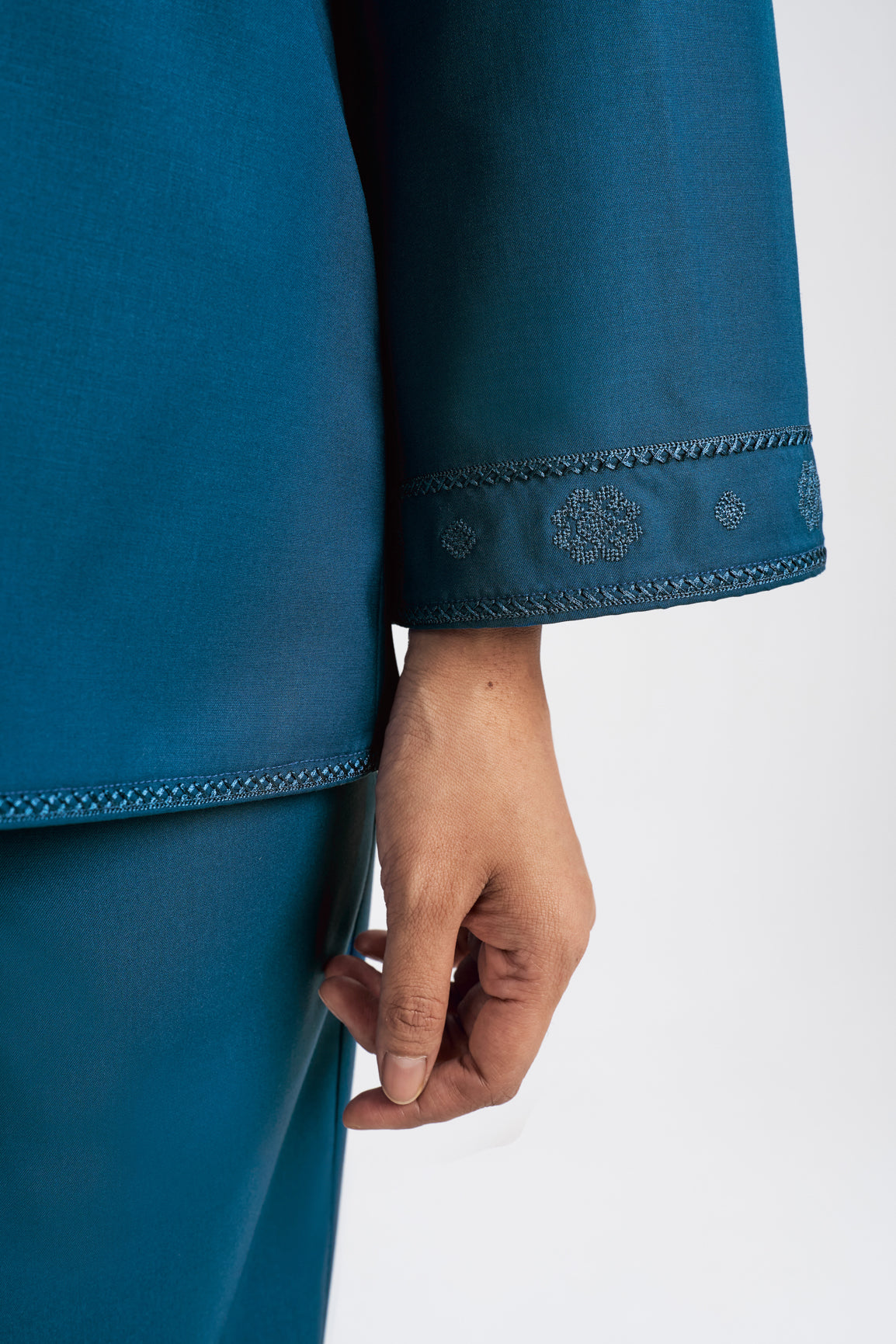 Patawali Baju Kurung - Deep Teal