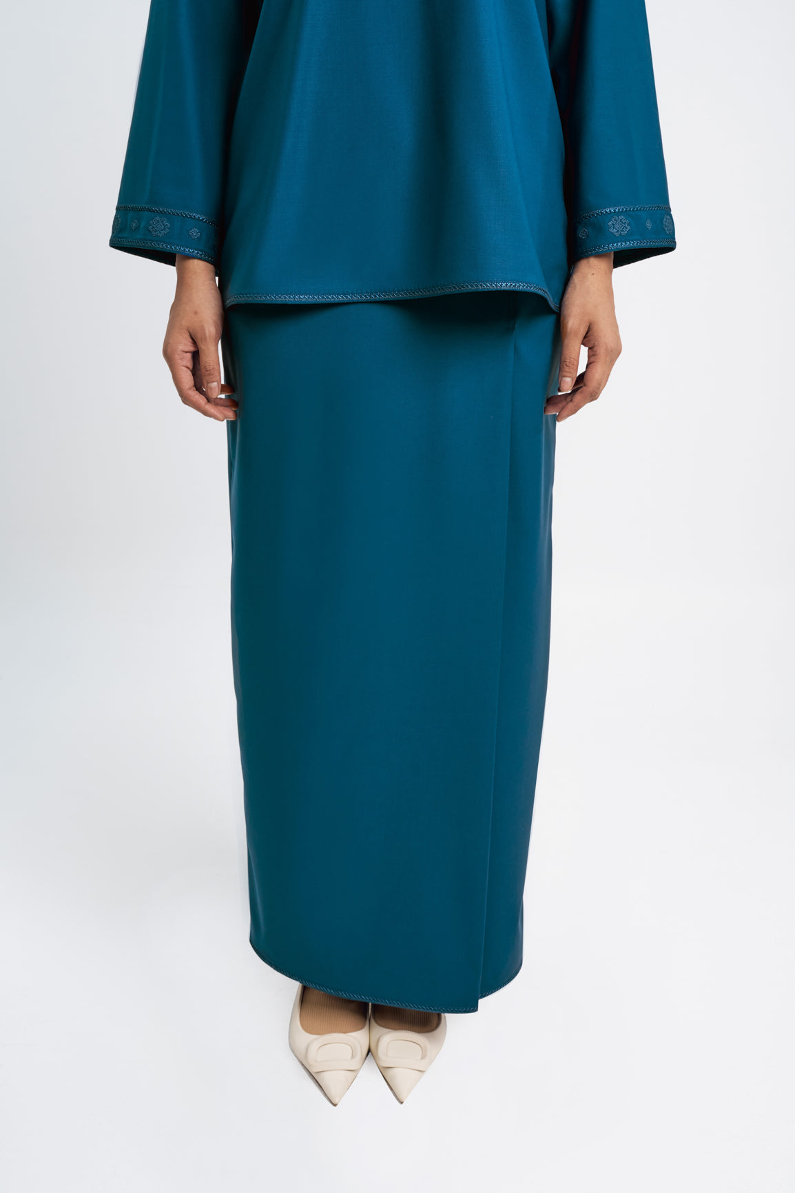 Patawali Baju Kurung - Deep Teal
