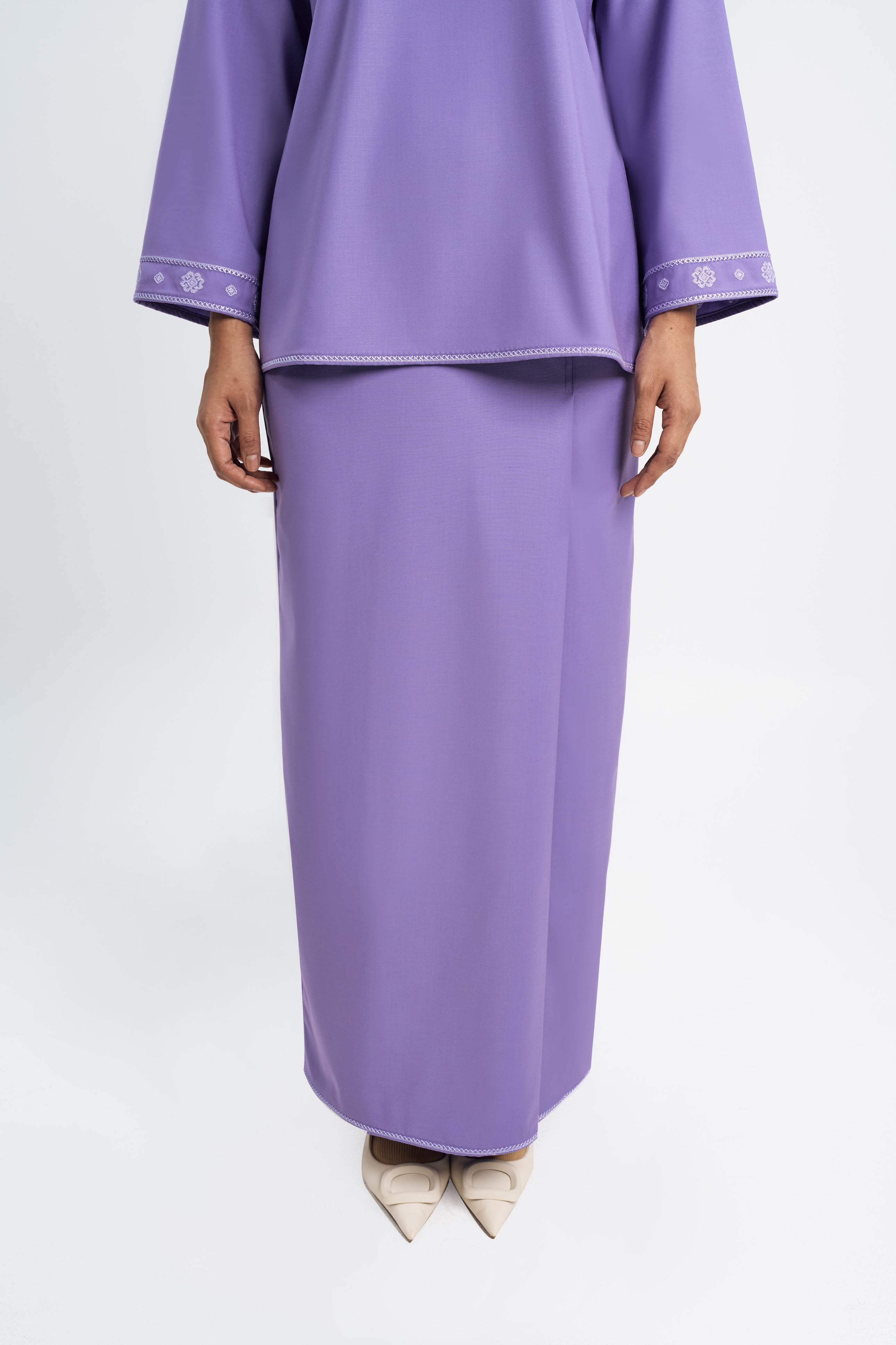 Patawali Baju Kurung - Purple Yam