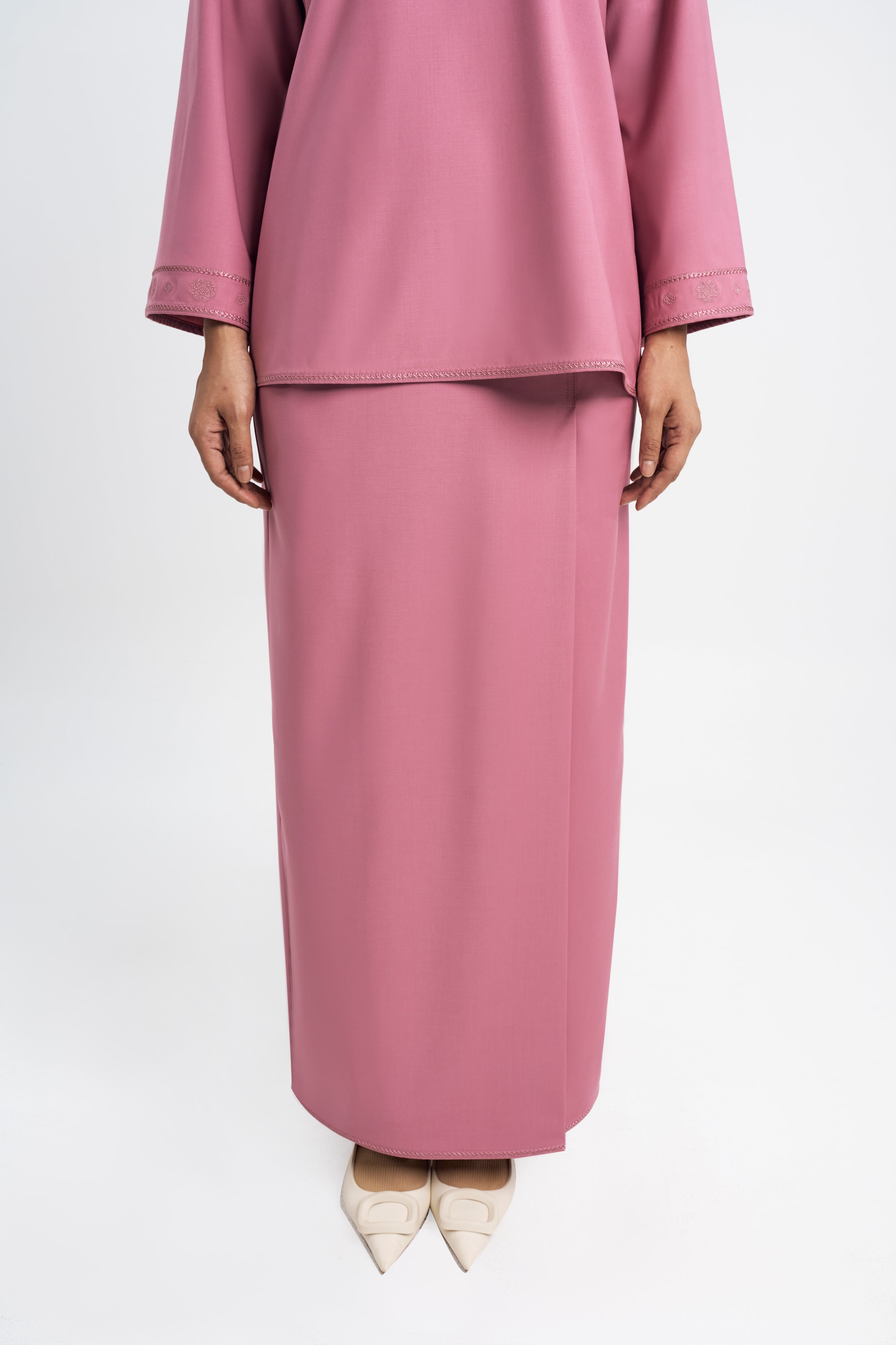 Patawali Baju Kurung - Pink Belacan