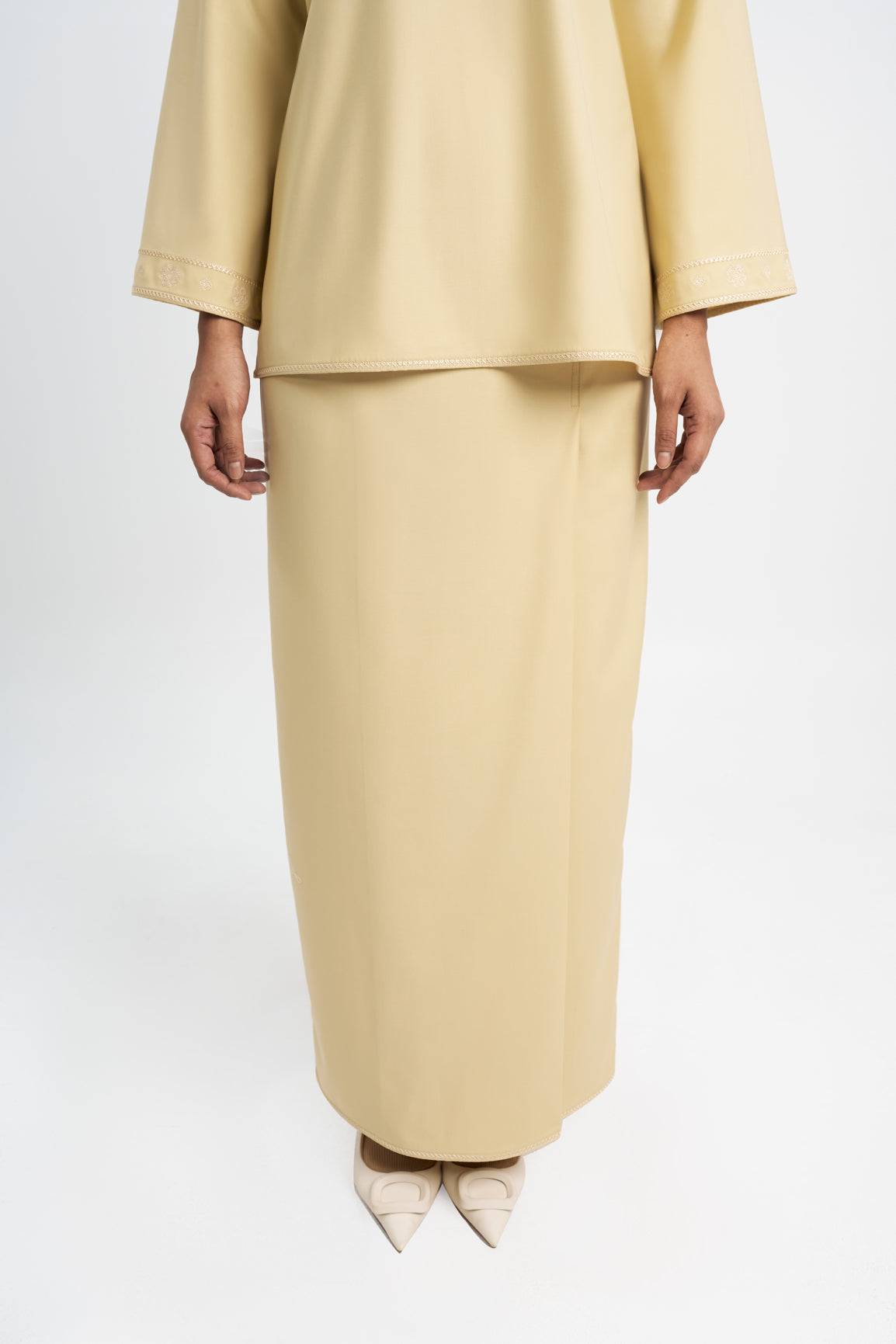 Patawali Baju Kurung - Buttermilk