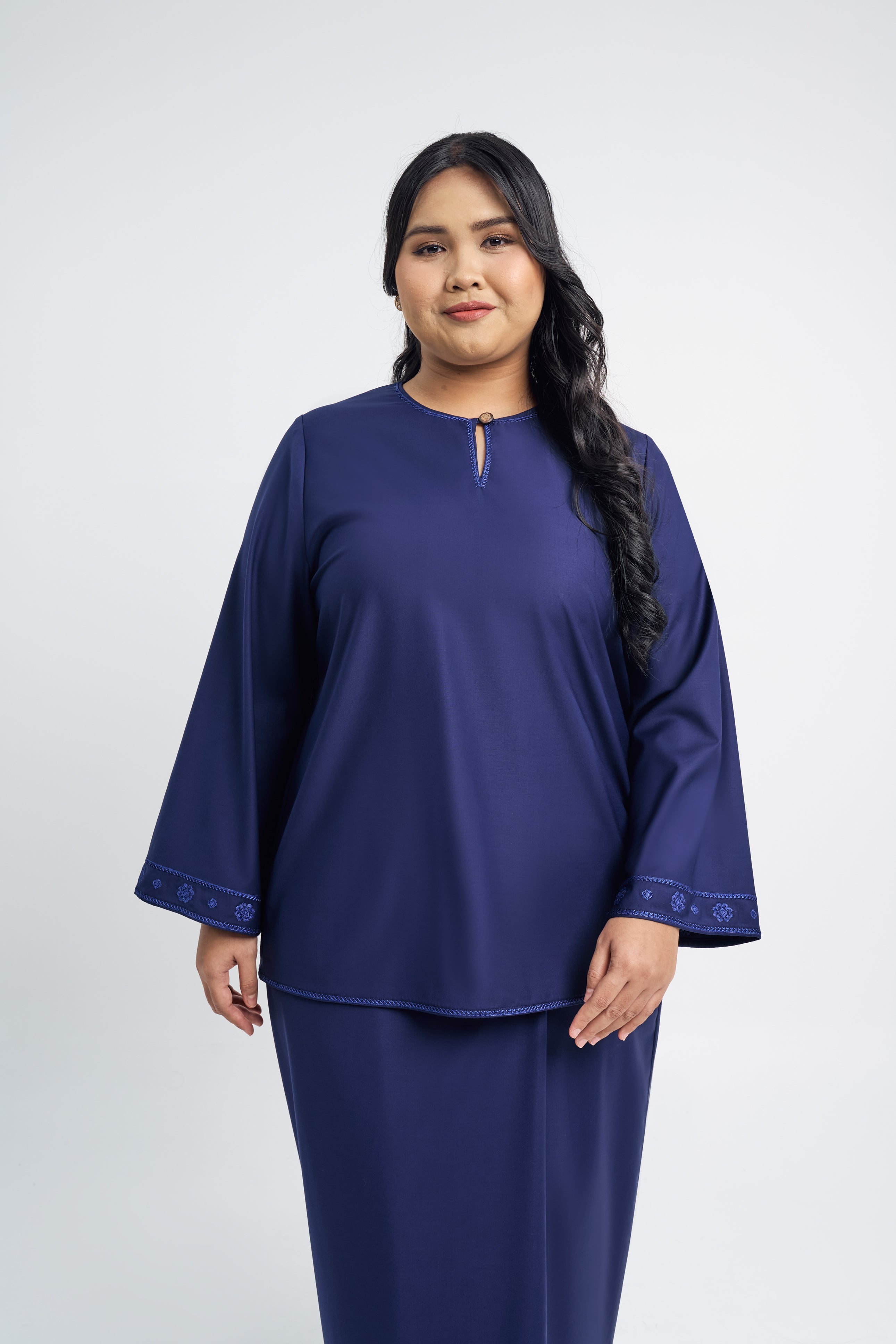 Patawali Baju Kurung - Dark Navy
