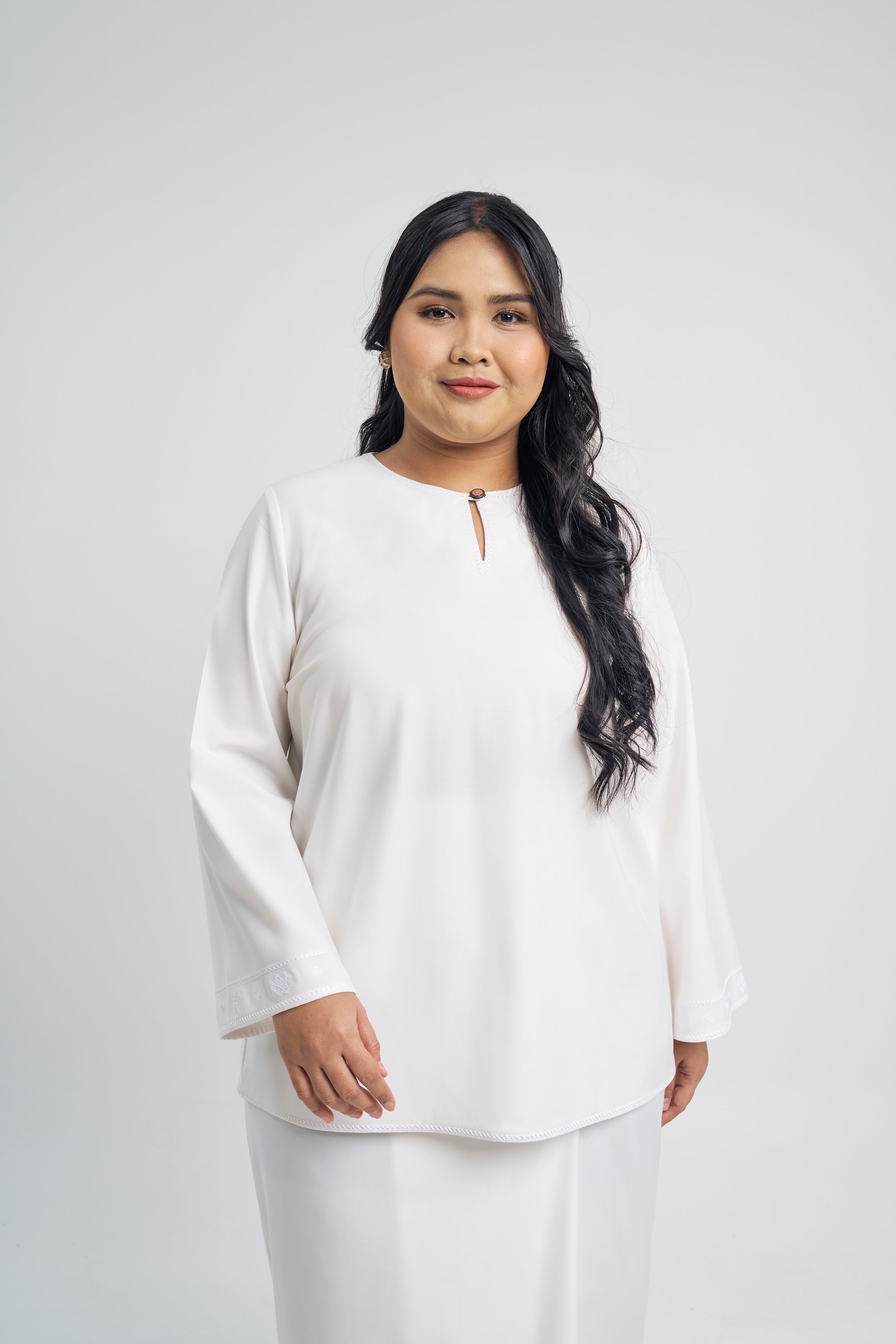 Patawali Baju Kurung - Antique White