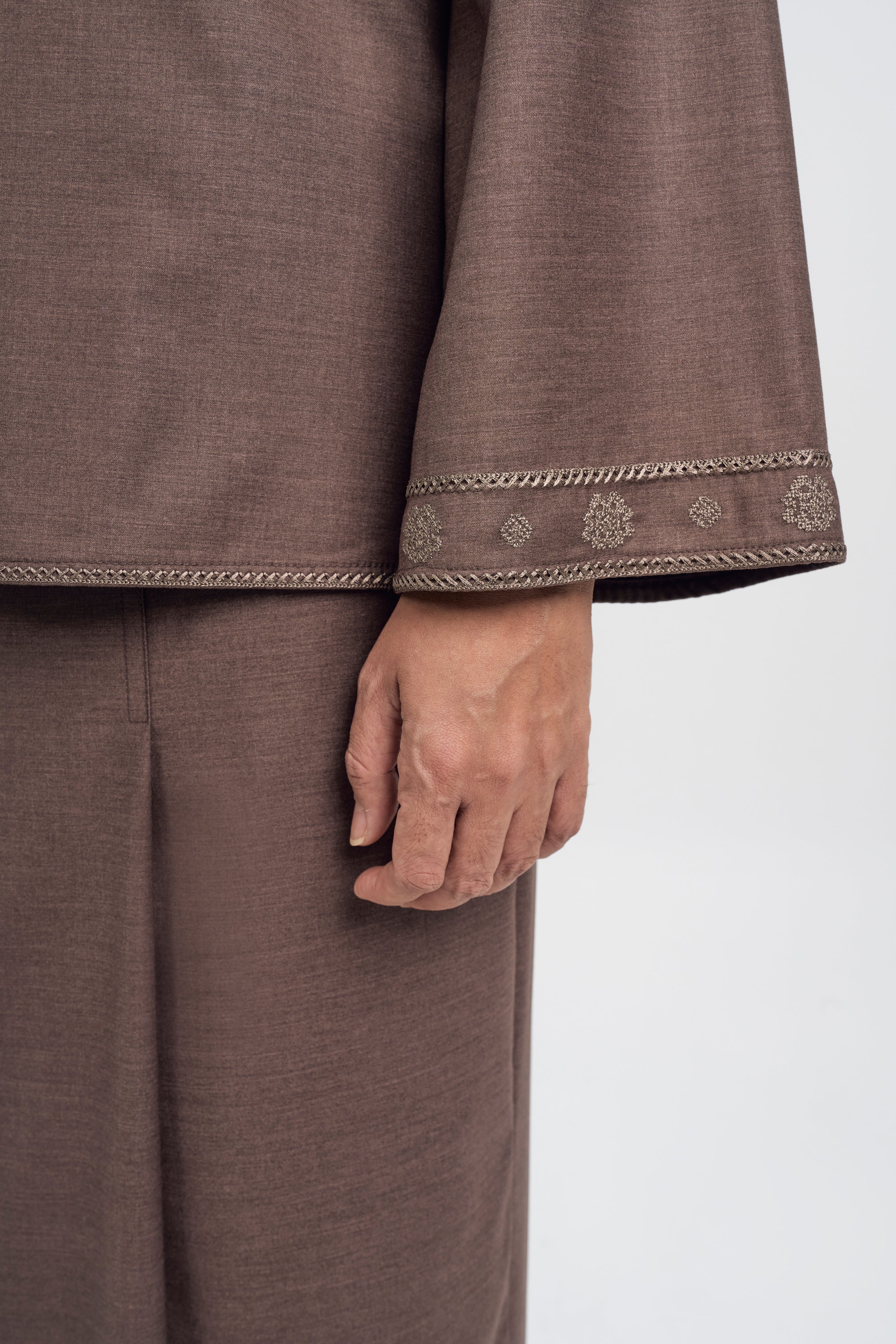 Patawali Baju Kurung - Espresso