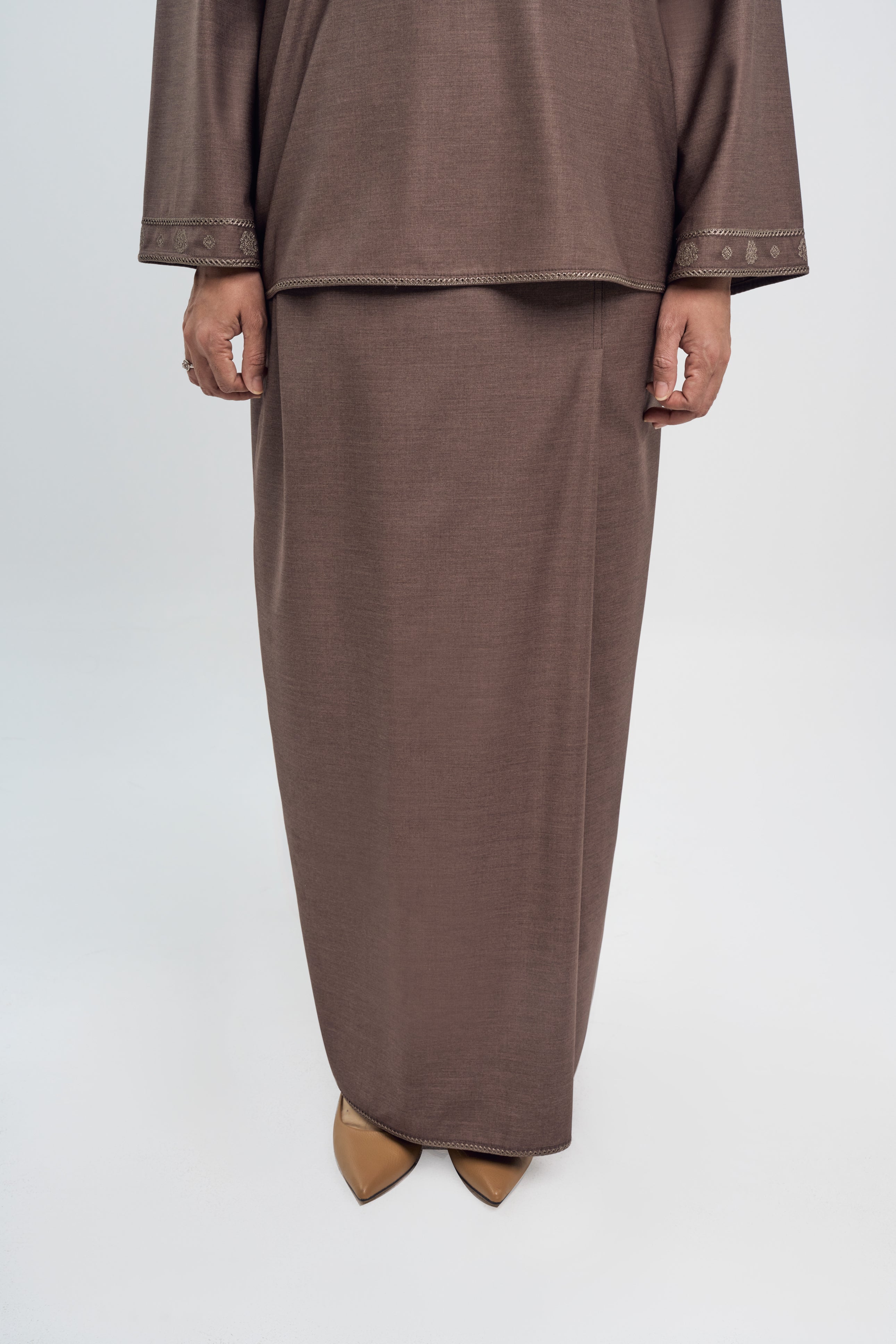 Patawali Baju Kurung - Espresso