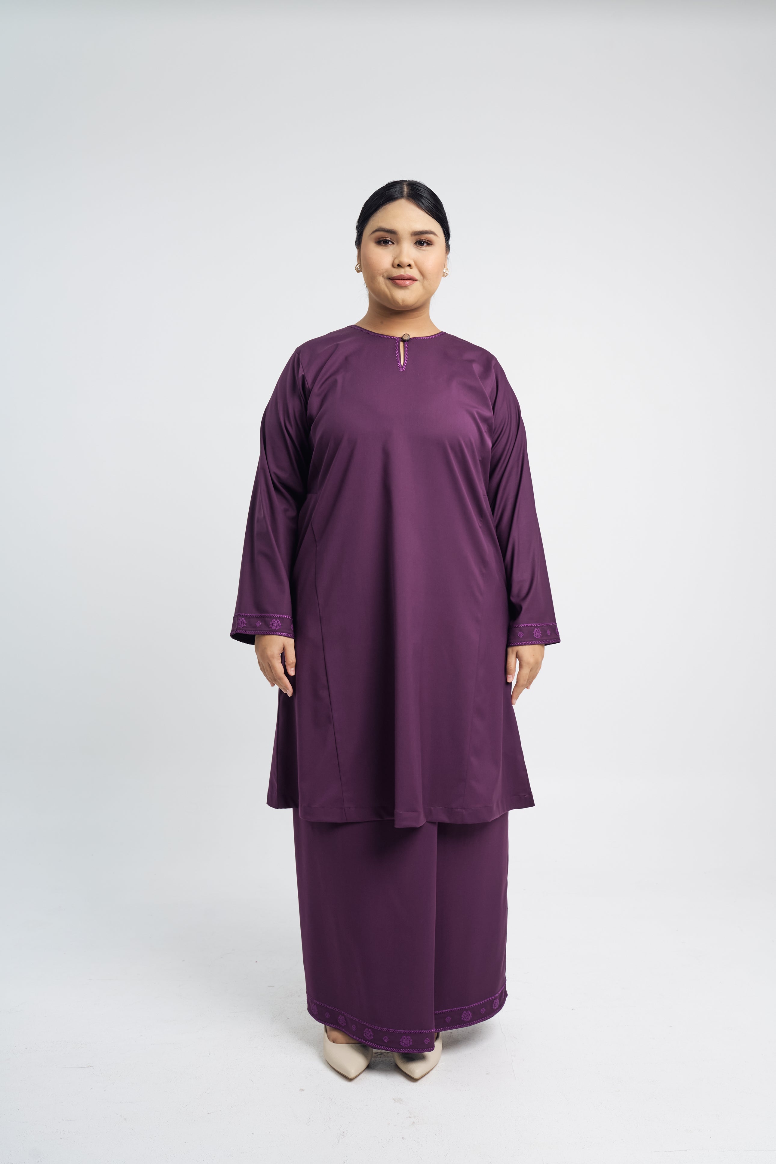 Patawali Baju Kurung Riau - Dark Purple