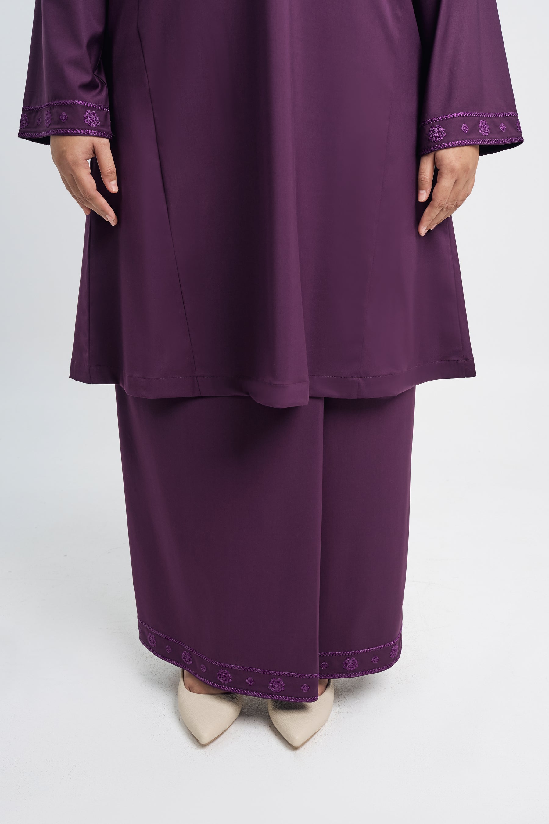 Patawali Baju Kurung Riau - Dark Purple