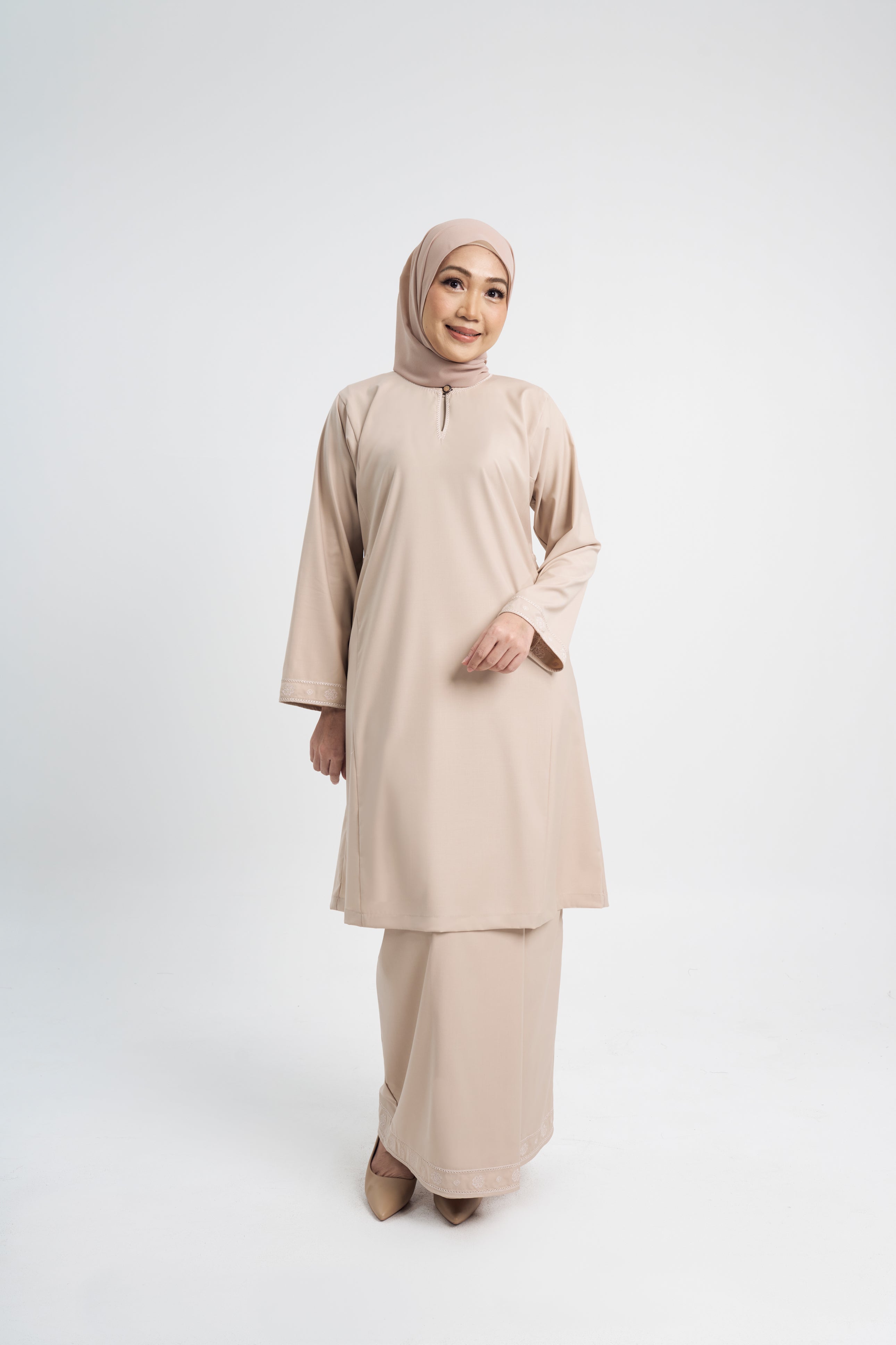Patawali Baju Kurung Riau - Beige