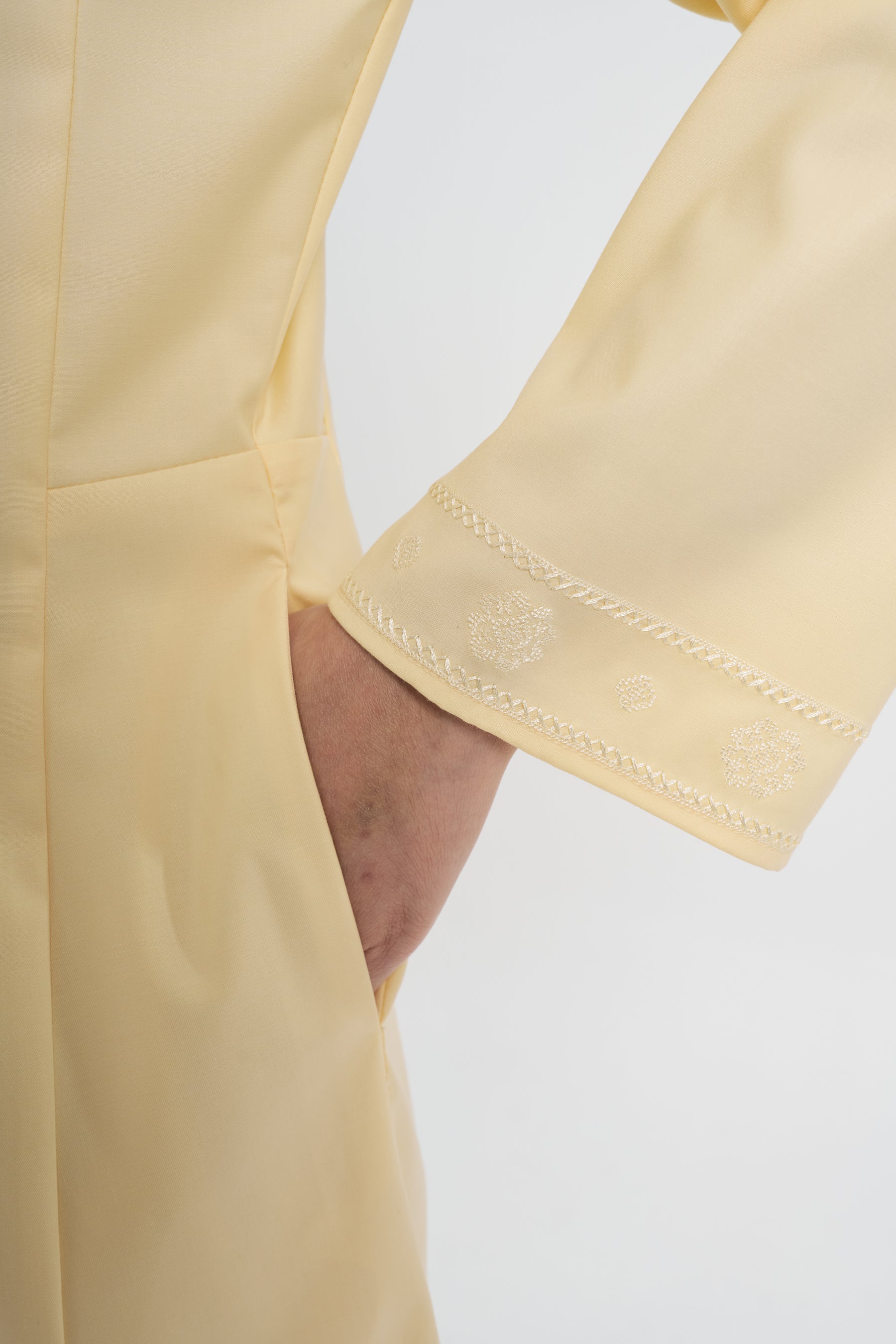 Patawali Baju Kurung Riau - Kuning Langsat