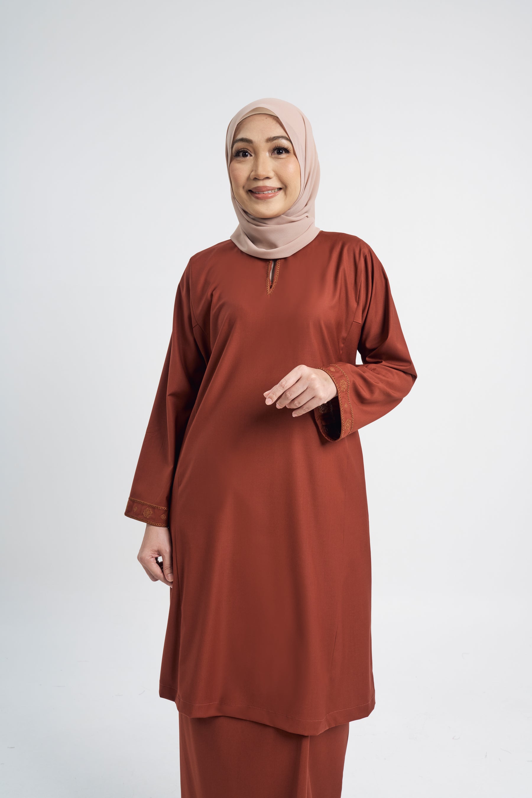 Patawali Baju Kurung Riau - Bean Brown