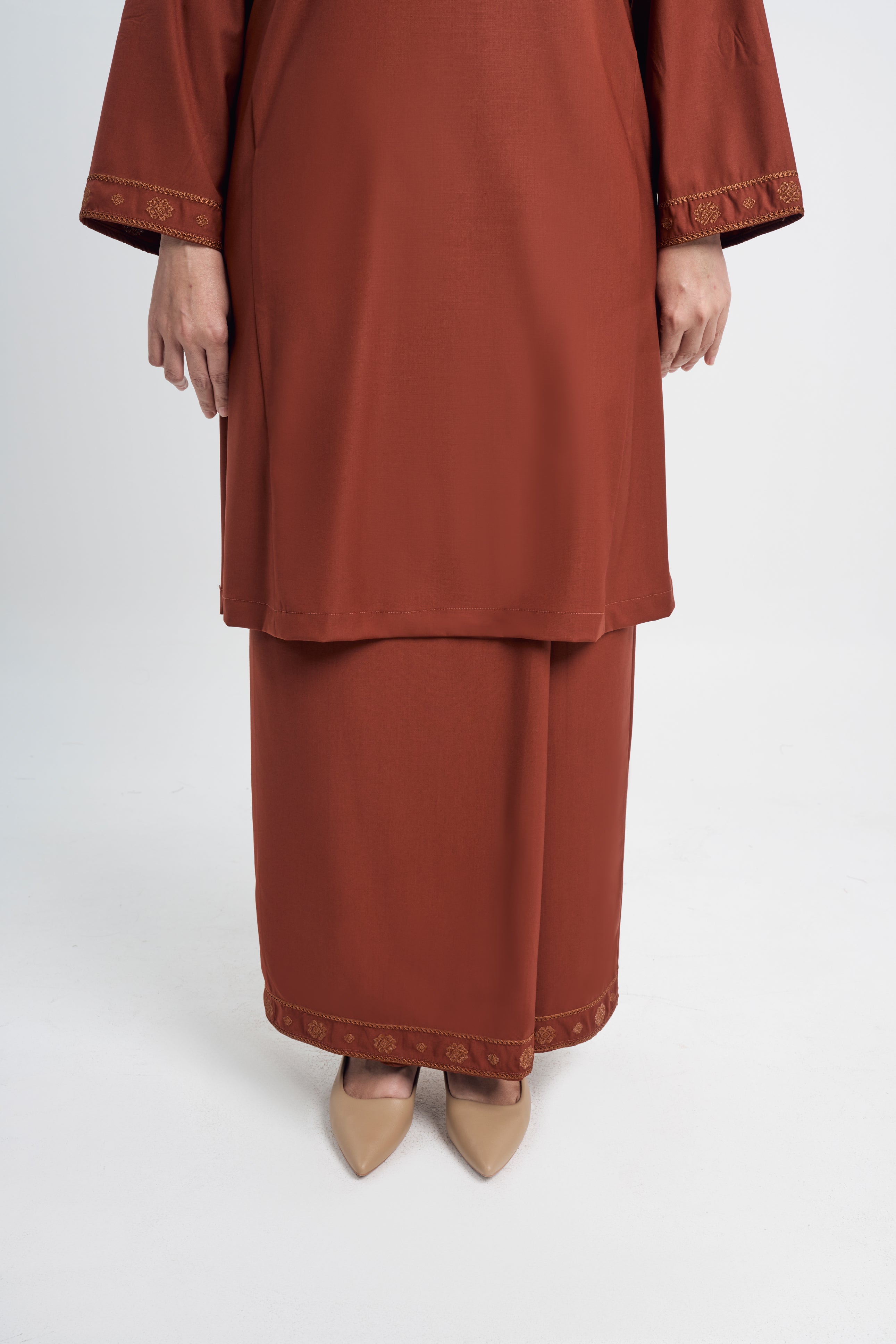 Patawali Baju Kurung Riau - Bean Brown