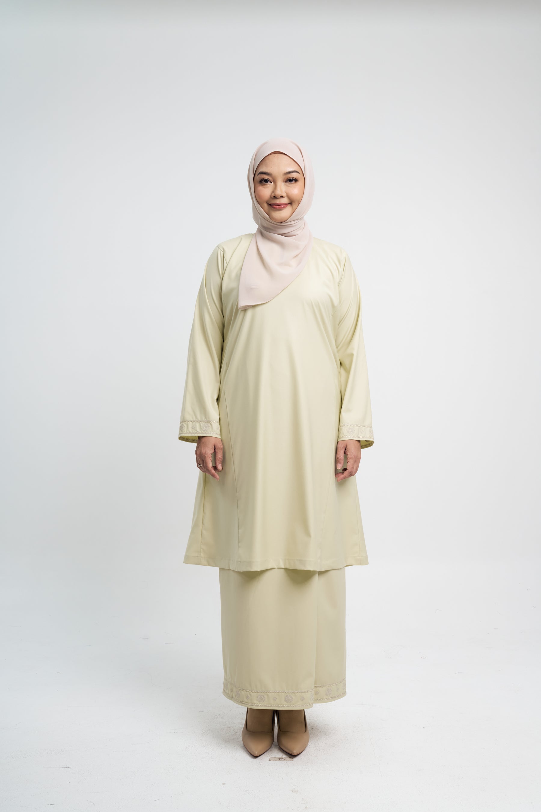 Patawali Baju Kurung Riau - Honeydew