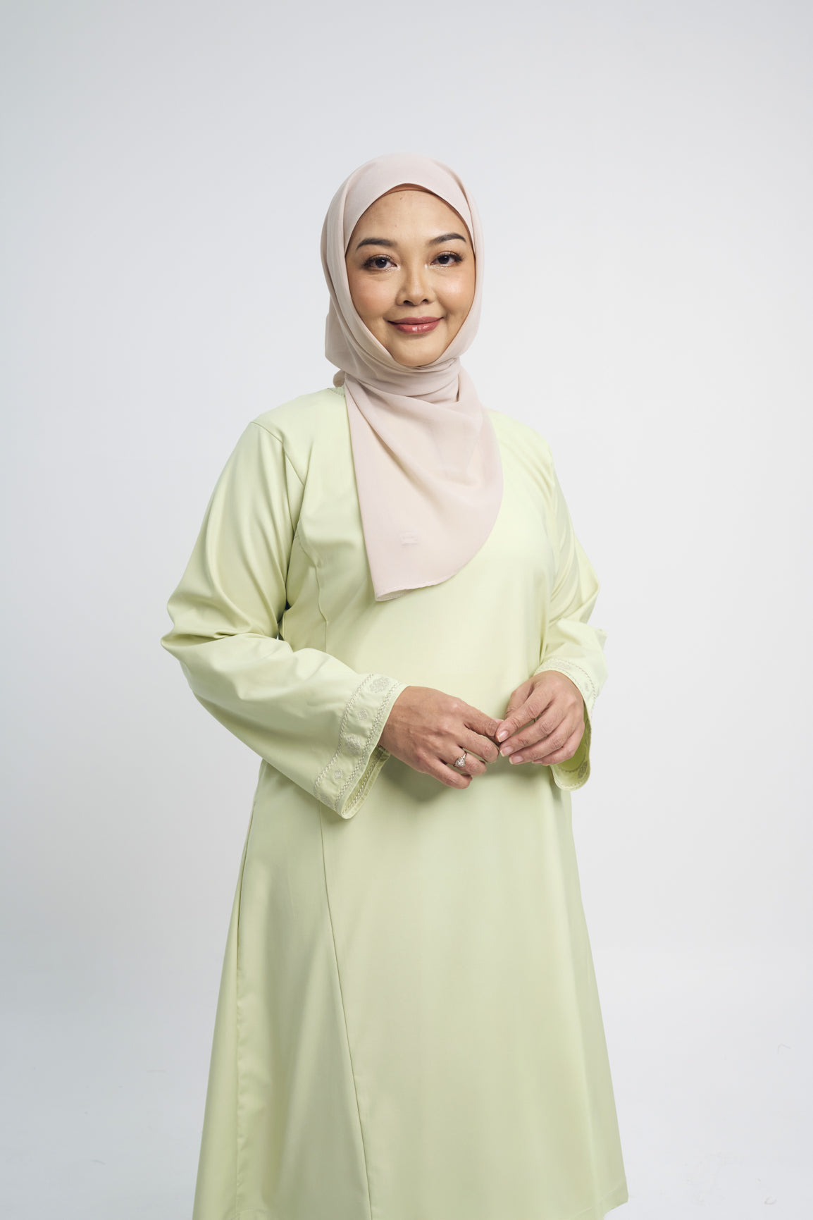 Patawali Baju Kurung Riau - Honeydew