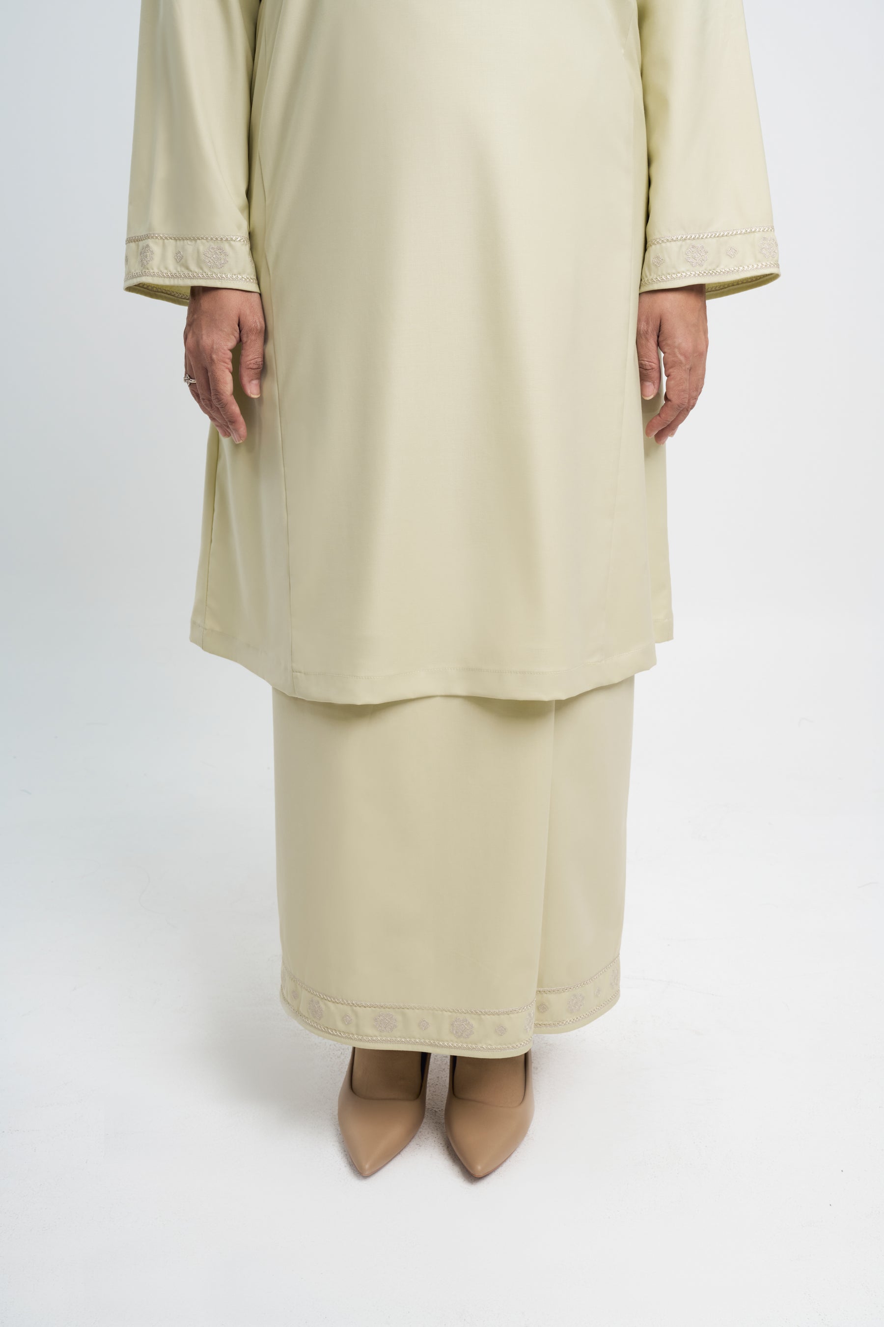 Patawali Baju Kurung Riau - Honeydew