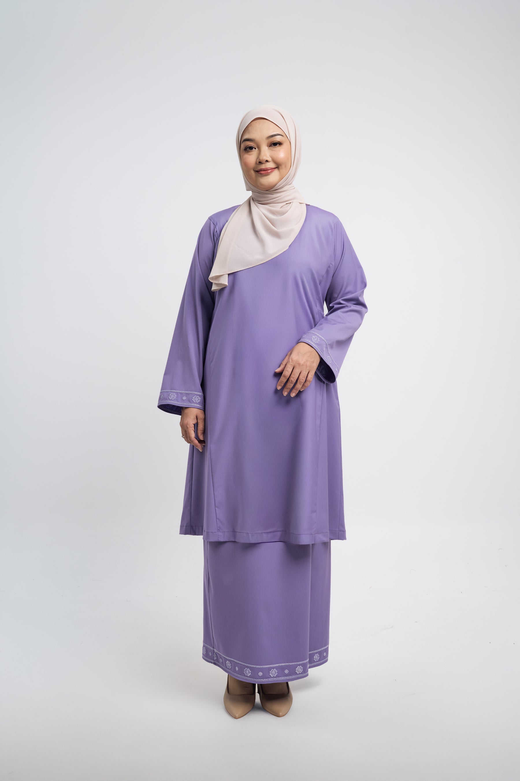 Patawali Baju Kurung Riau - Purple Yam