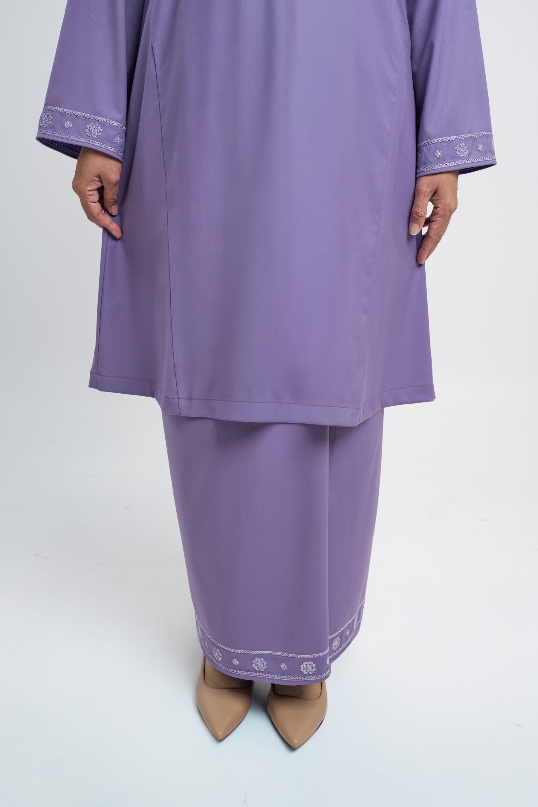 Patawali Baju Kurung Riau - Purple Yam