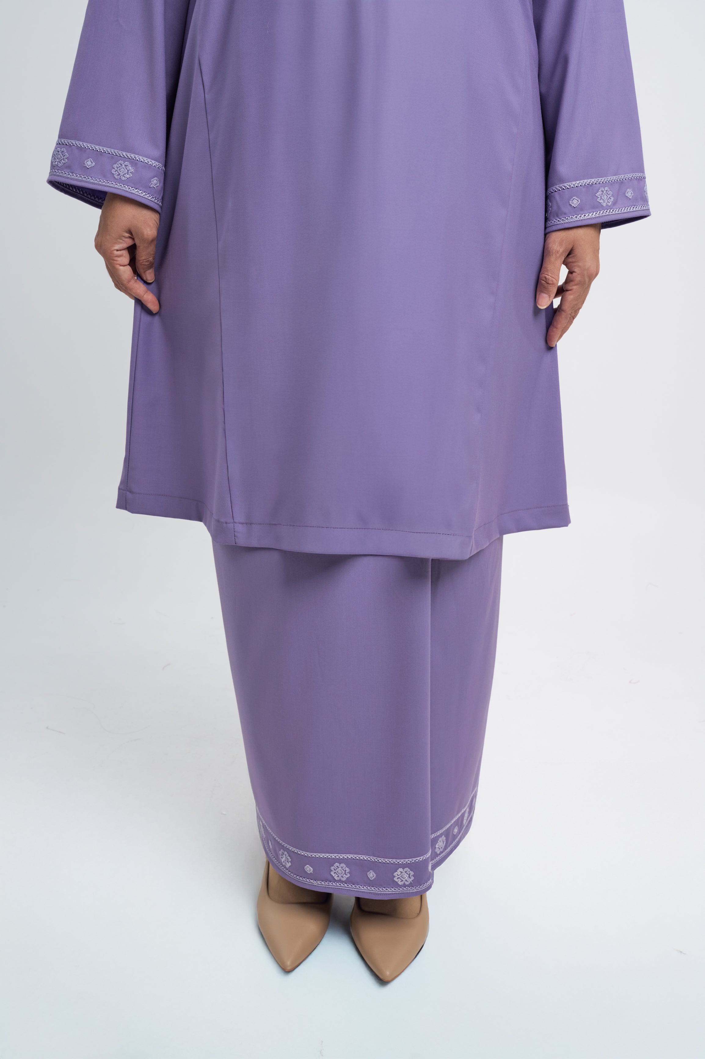 Patawali Baju Kurung Riau - Purple Yam