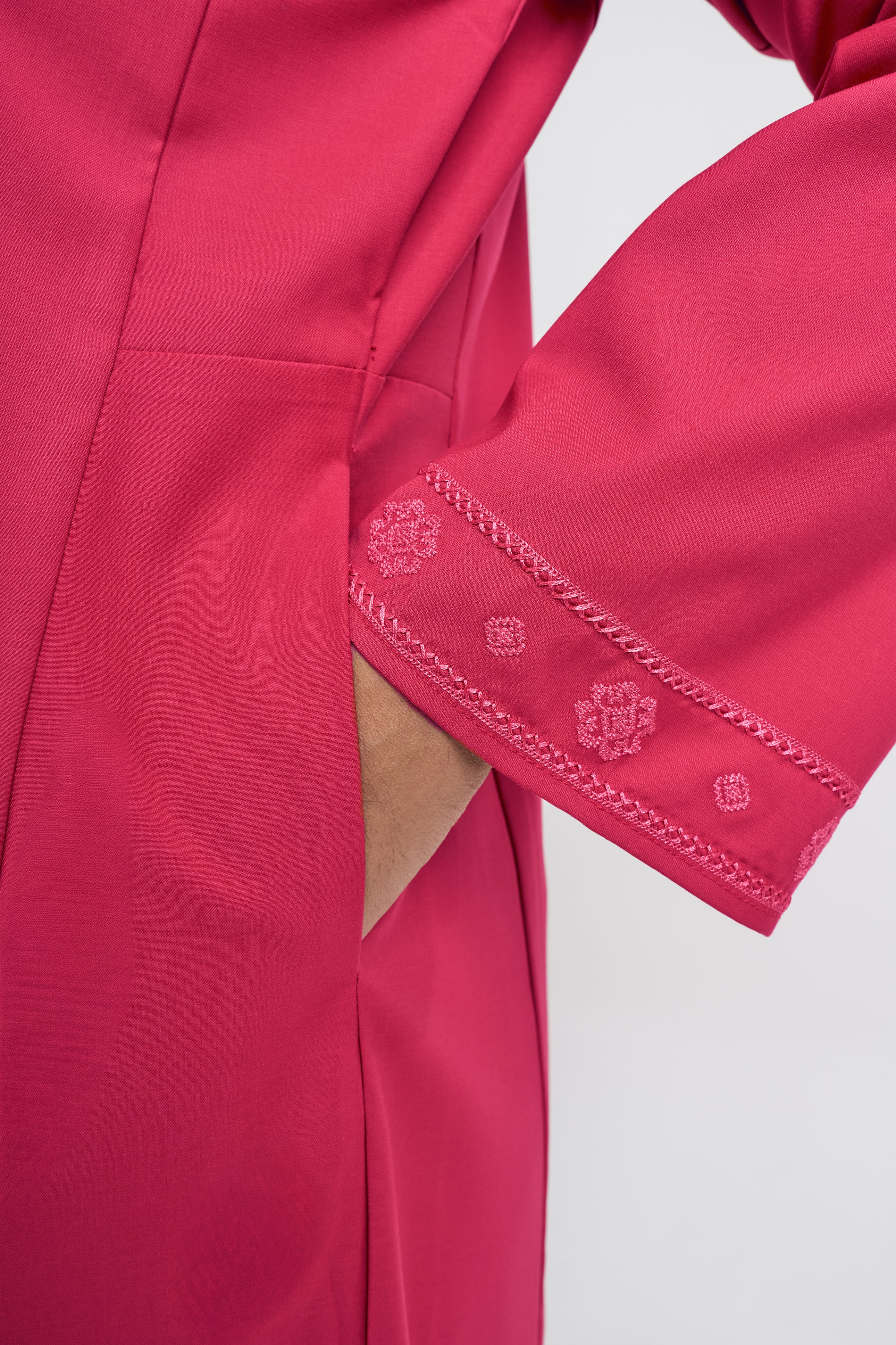 Patawali Baju Kurung Riau - Rose Red