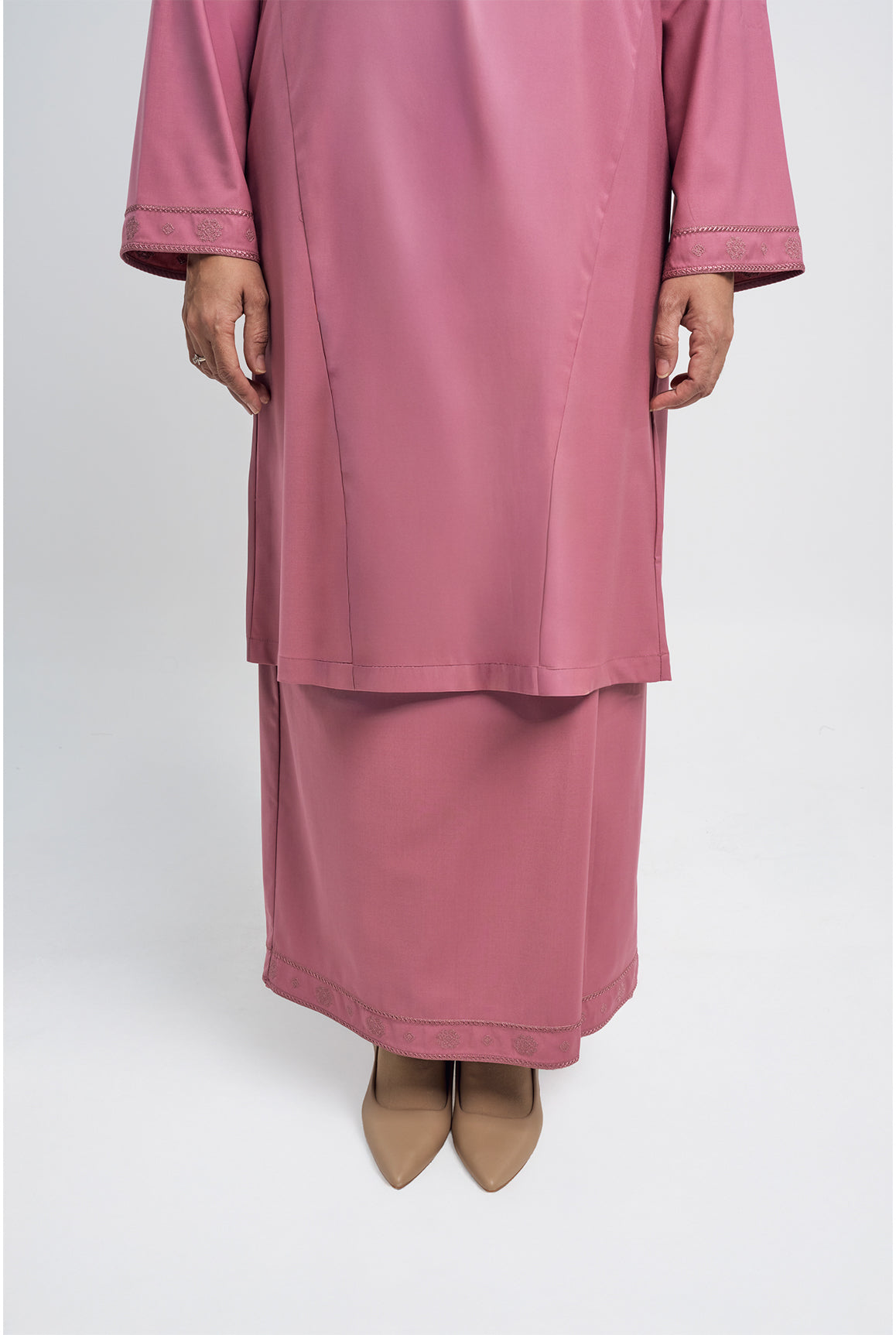 Patawali Baju Kurung Riau - Pink Belacan