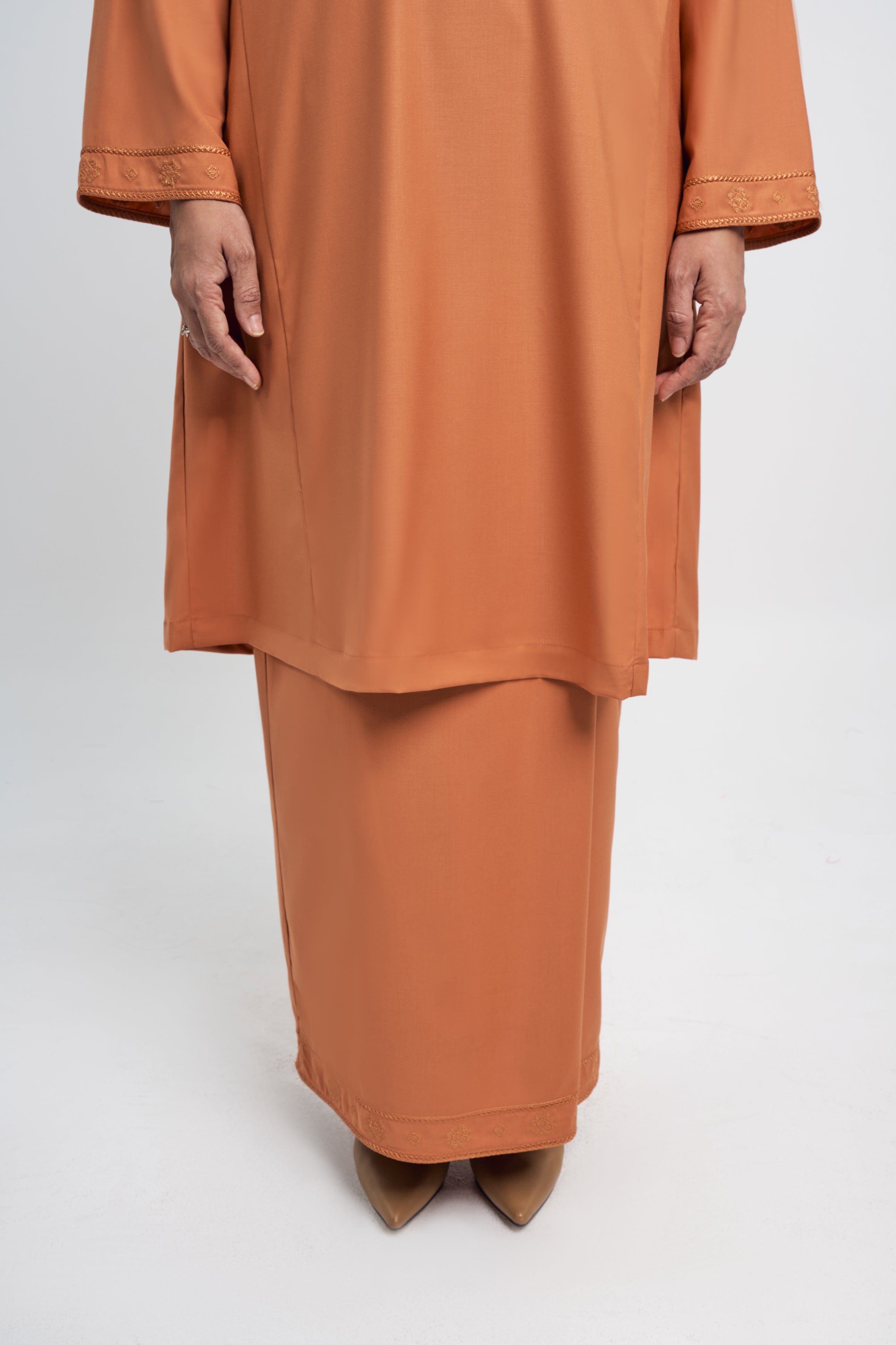 Patawali Baju Kurung Riau - Apricot