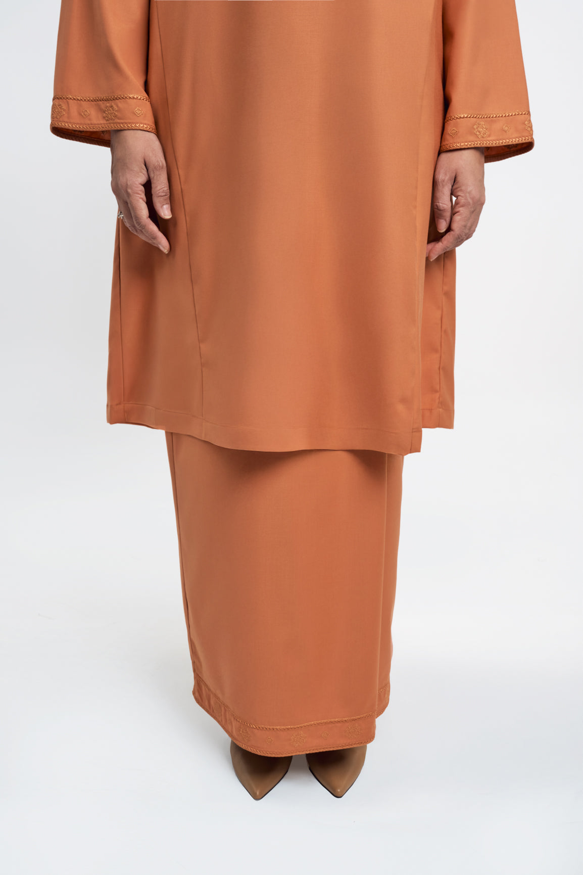 Patawali Baju Kurung Riau - Apricot