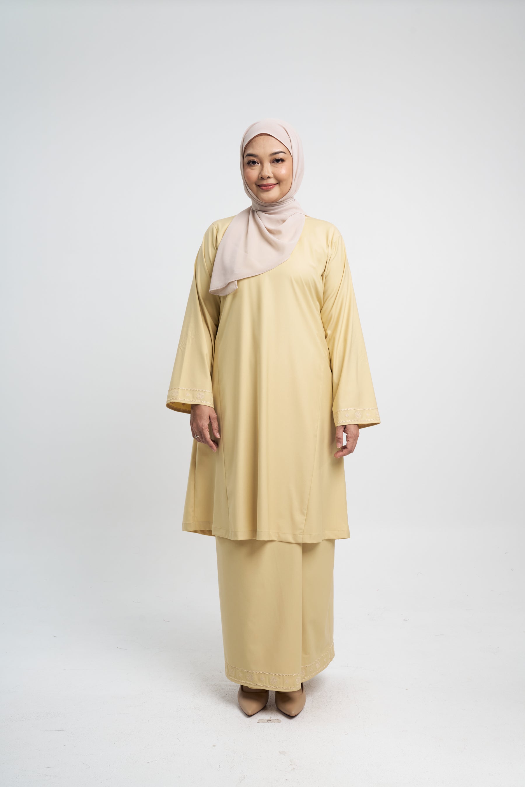 Patawali Baju Kurung Riau - Buttermilk