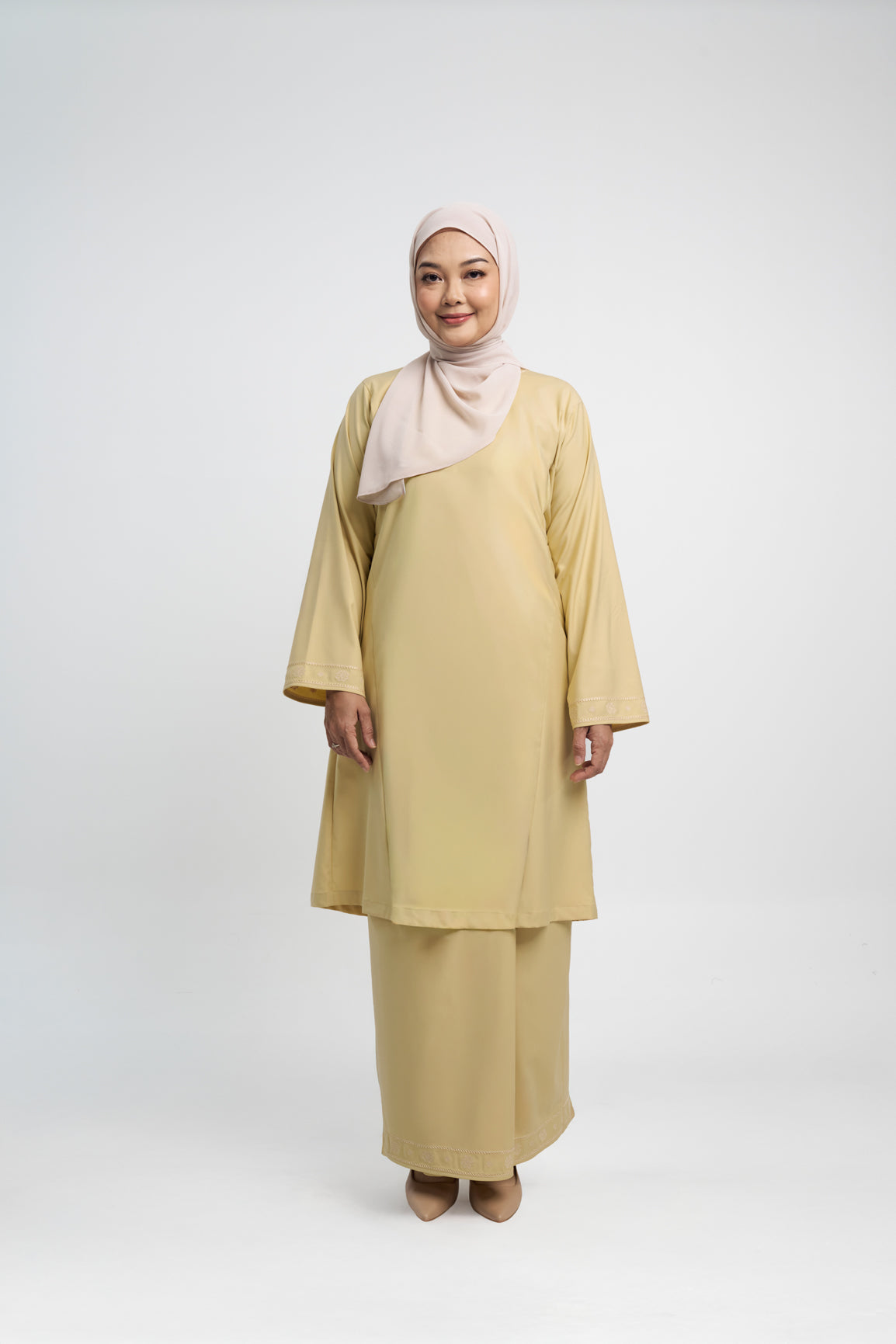 Patawali Baju Kurung Riau - Buttermilk
