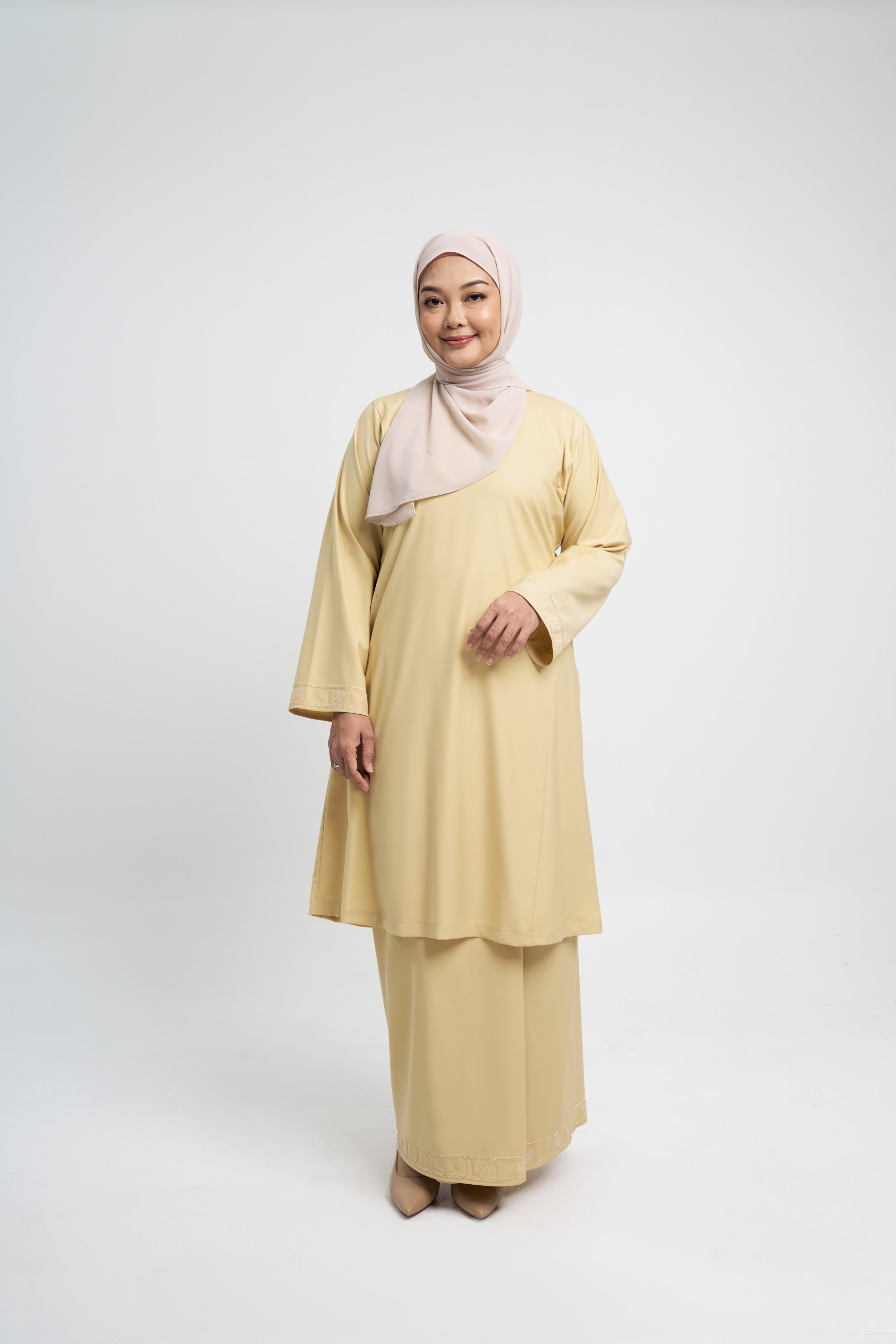 Patawali Baju Kurung Riau - Buttermilk
