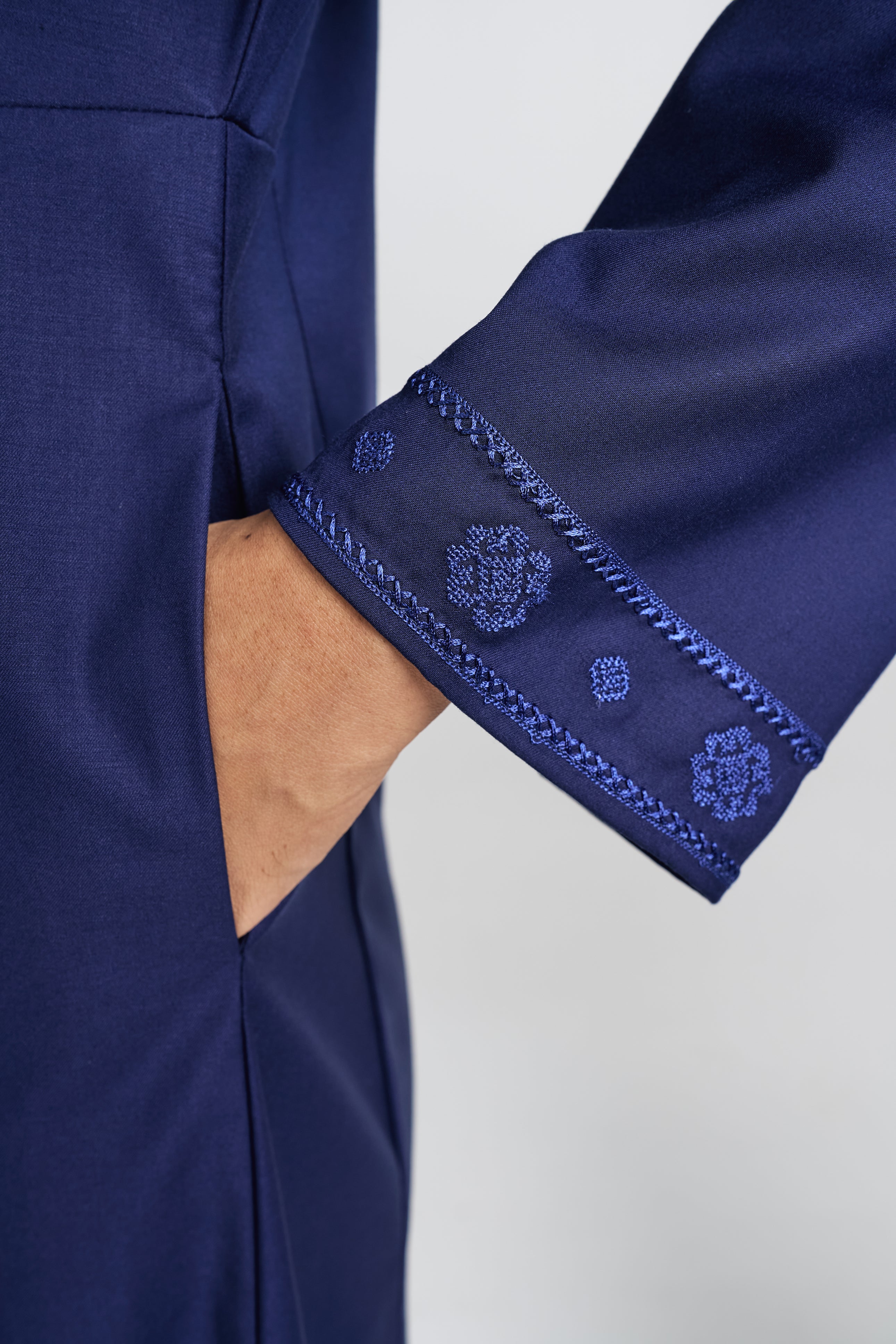 Patawali Baju Kurung Riau - Dark Navy