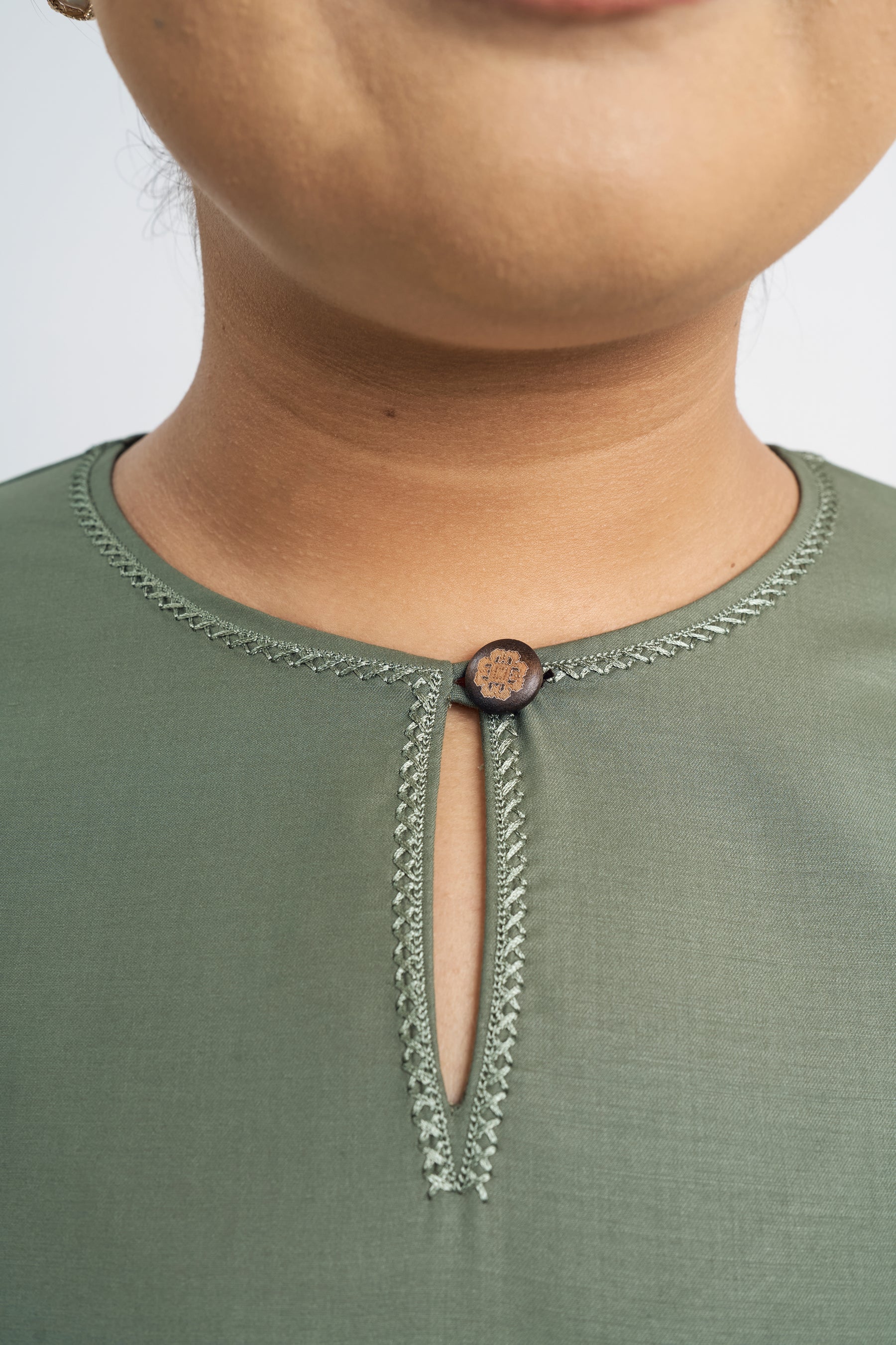 Patawali Baju Kurung Riau - Pickle Green