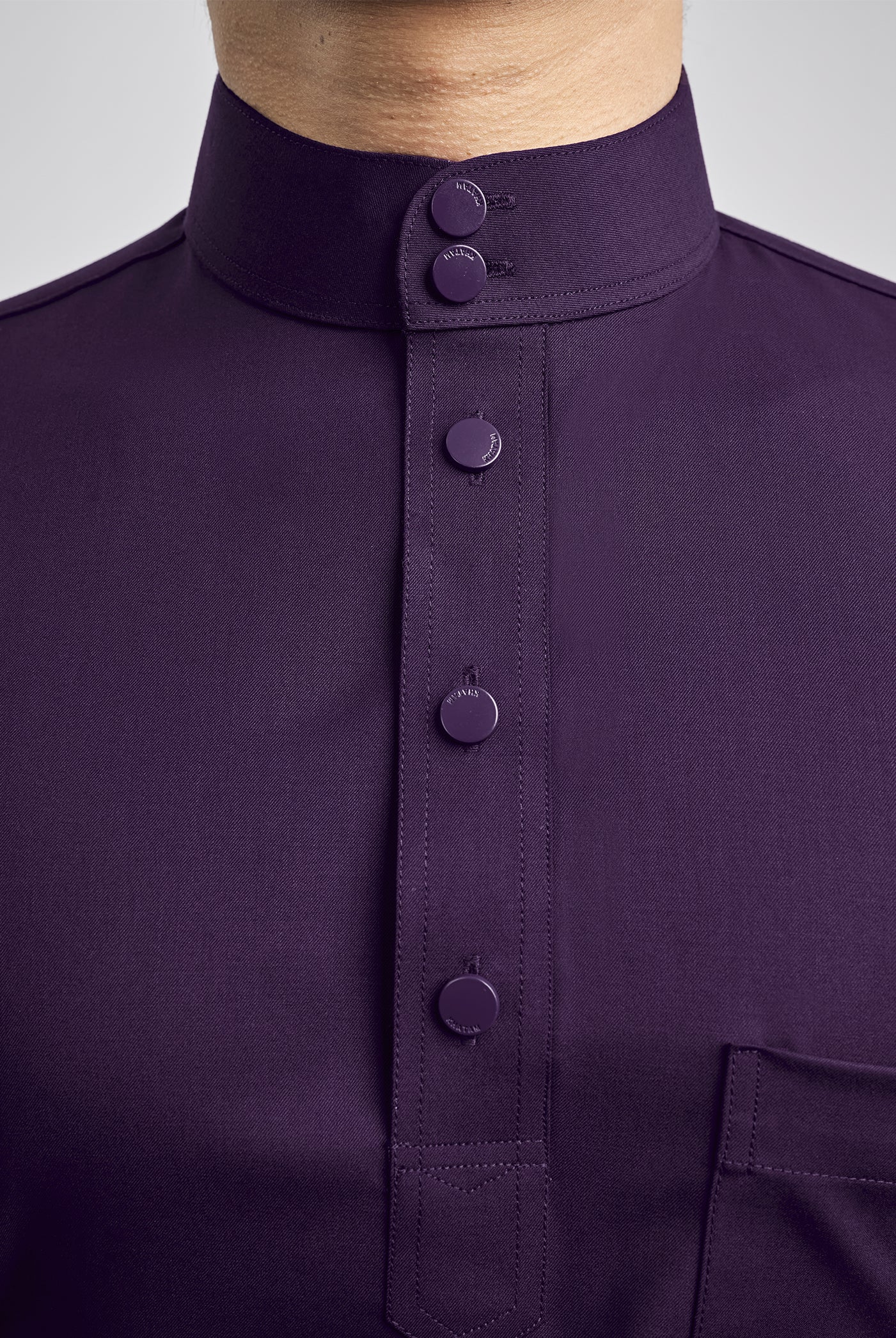 Patawali Classic Fit Baju Melayu Cekak Musang - Dark Indigo