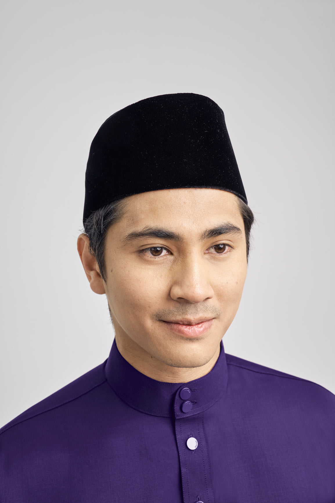 Patawali Classic Fit Baju Melayu Cekak Musang - Dark Indigo