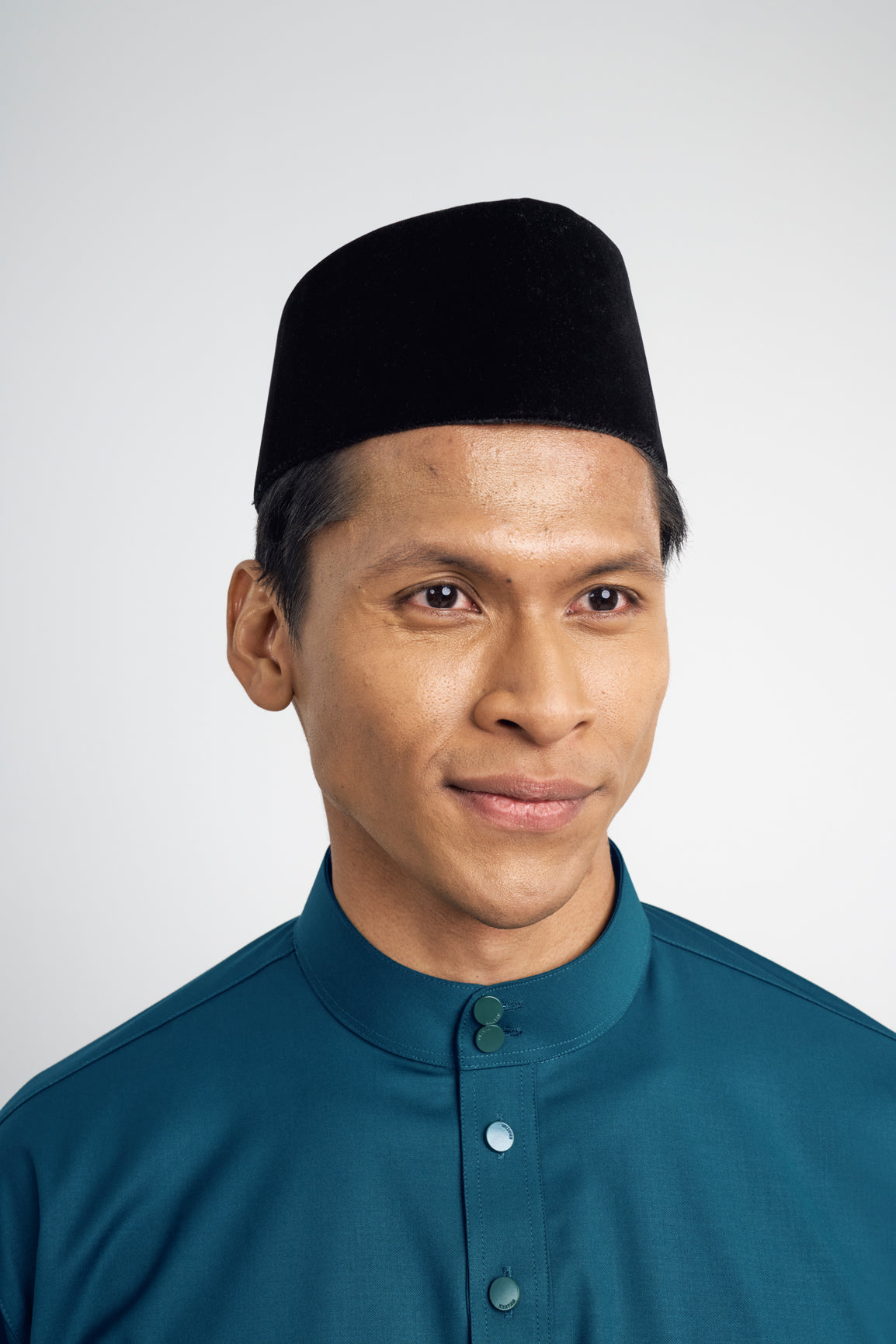Patawali Classic Fit Baju Melayu Cekak Musang - Deep Teal