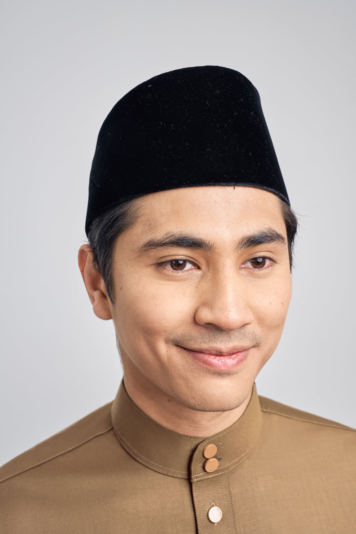 Patawali Classic Fit Baju Melayu Cekak Musang - Hazel Brown