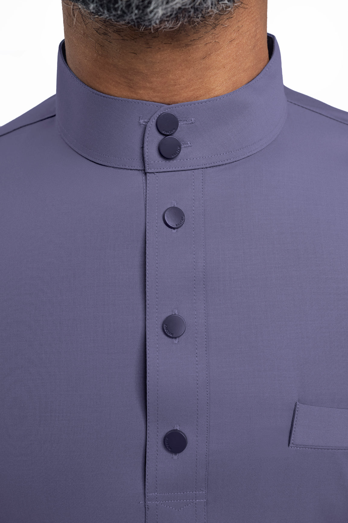 Patawali Modern Fit Baju Melayu Cekak Musang - Purple Yam