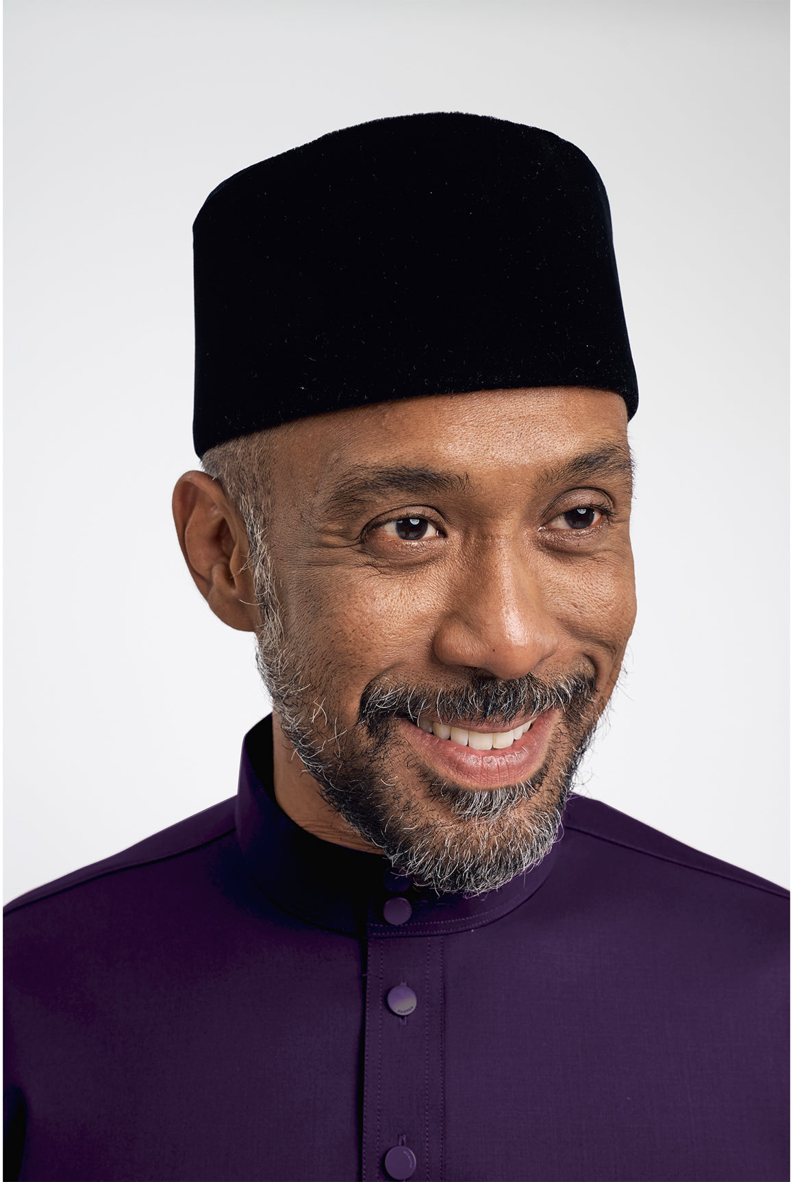 Patawali Modern Fit Baju Melayu Cekak Musang - Dark Indigo