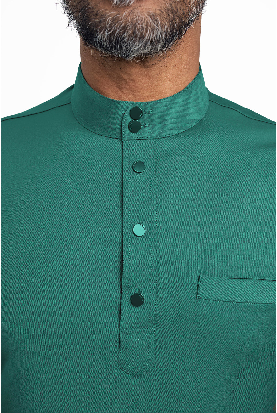 Patawali Modern Fit Baju Melayu Cekak Musang - Turquoise