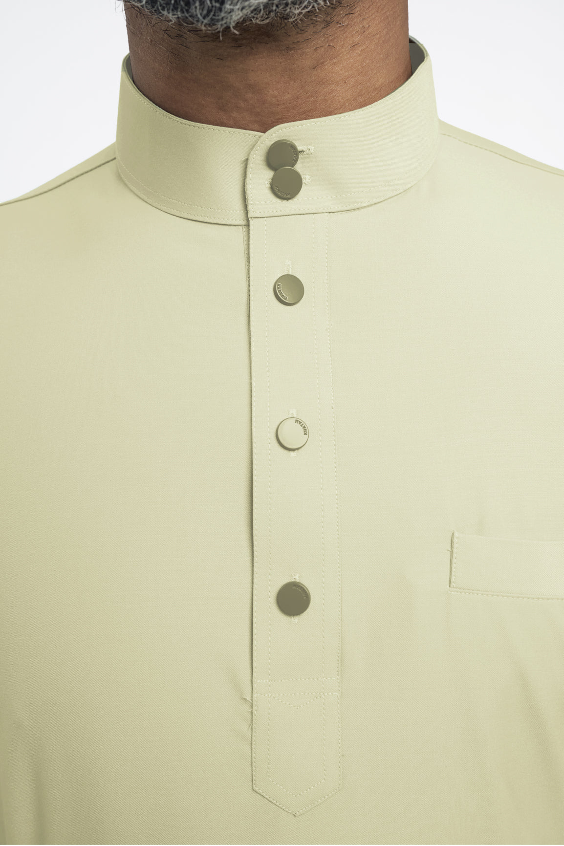 Patawali Modern Fit Baju Melayu Cekak Musang - Honeydew