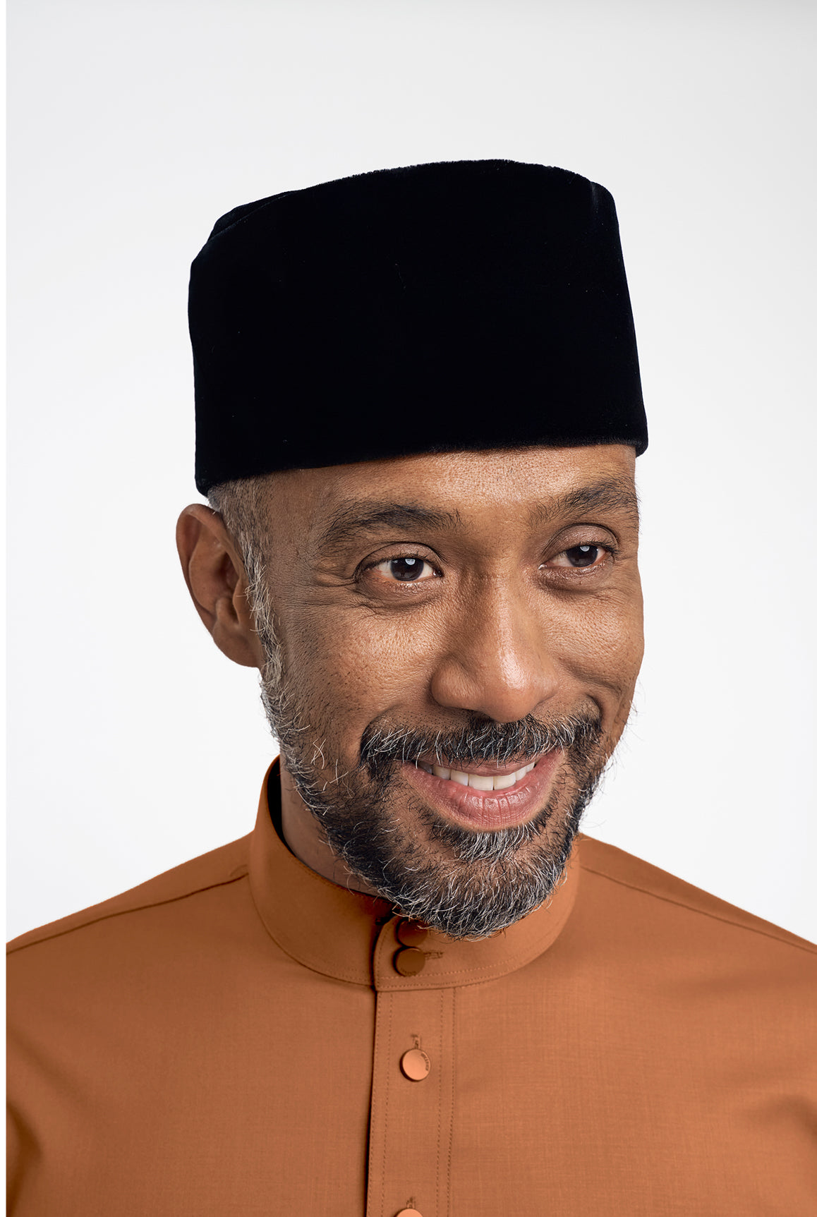 Patawali Modern Fit Baju Melayu Cekak Musang - Apricot