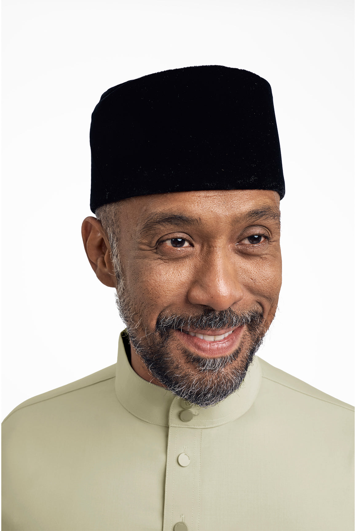 Patawali Modern Fit Baju Melayu Cekak Musang - Light Khaki